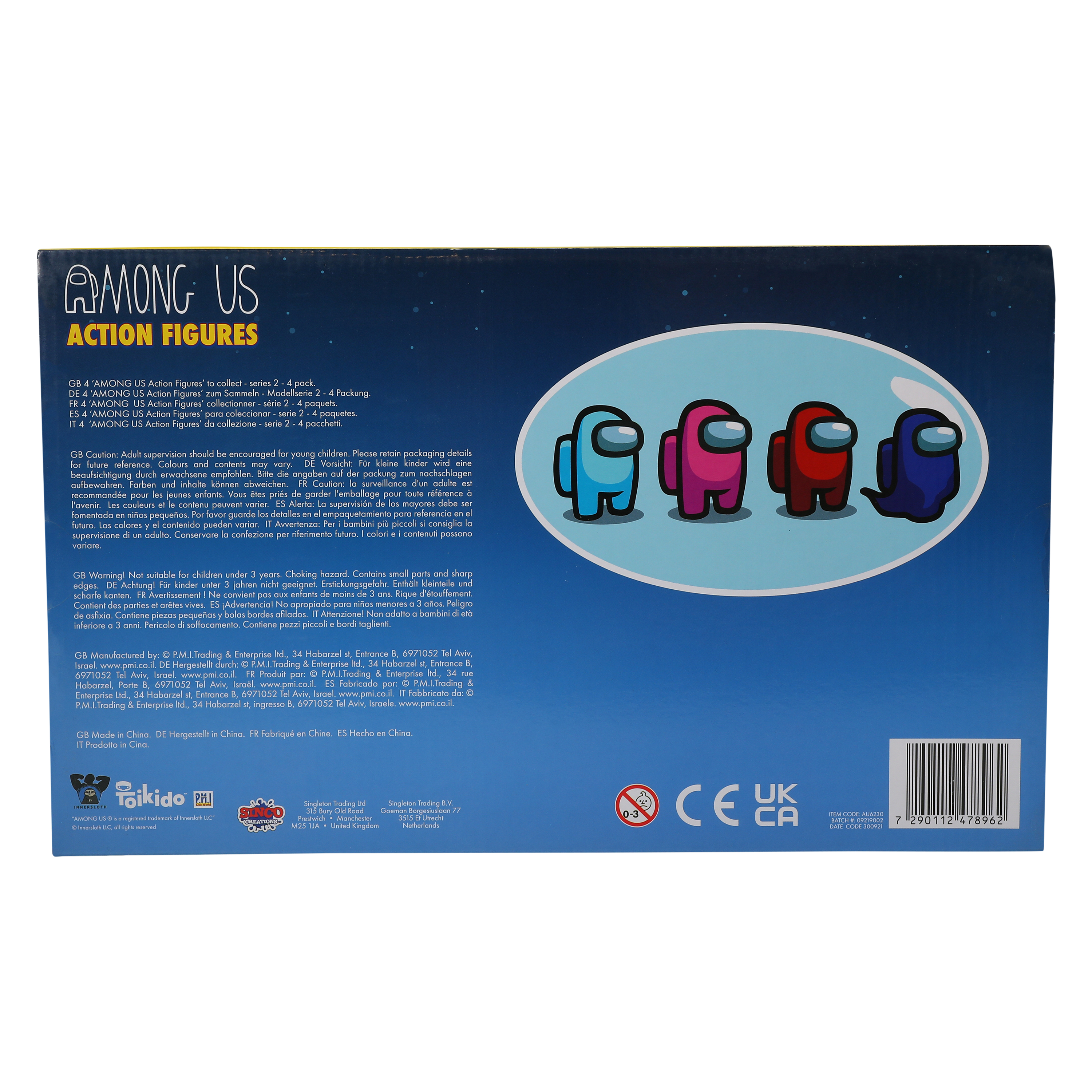 Among Us Action Figures 4-Pack Series 2