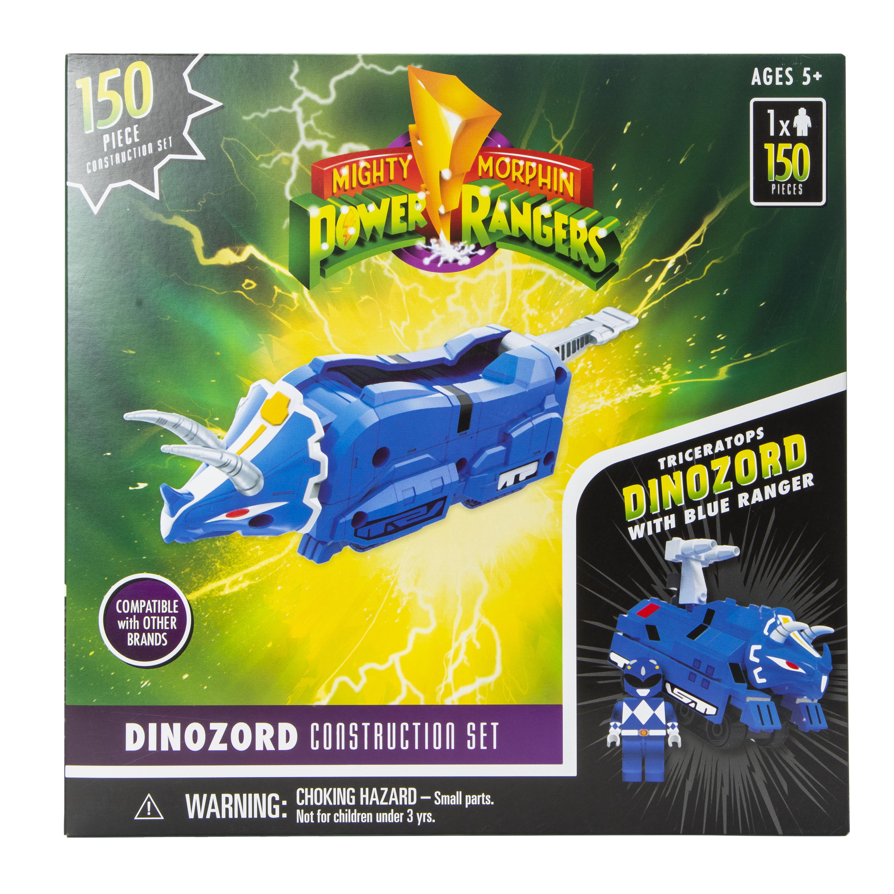 海剛　器　5枚セット Mighty Morphin Power Rangers™ Dinozord Construction Set & Figure