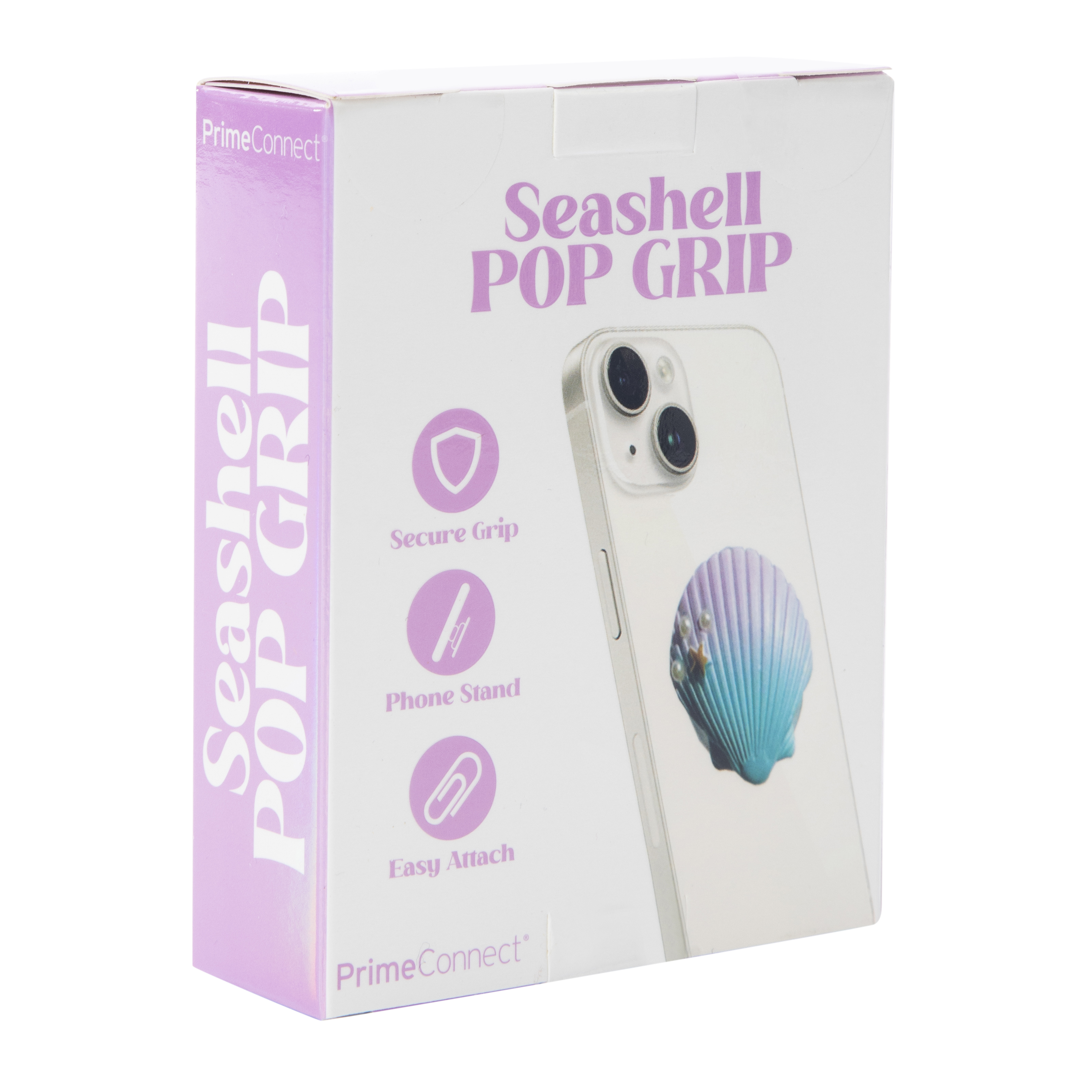 Seashell Pop Grip Phone Holder