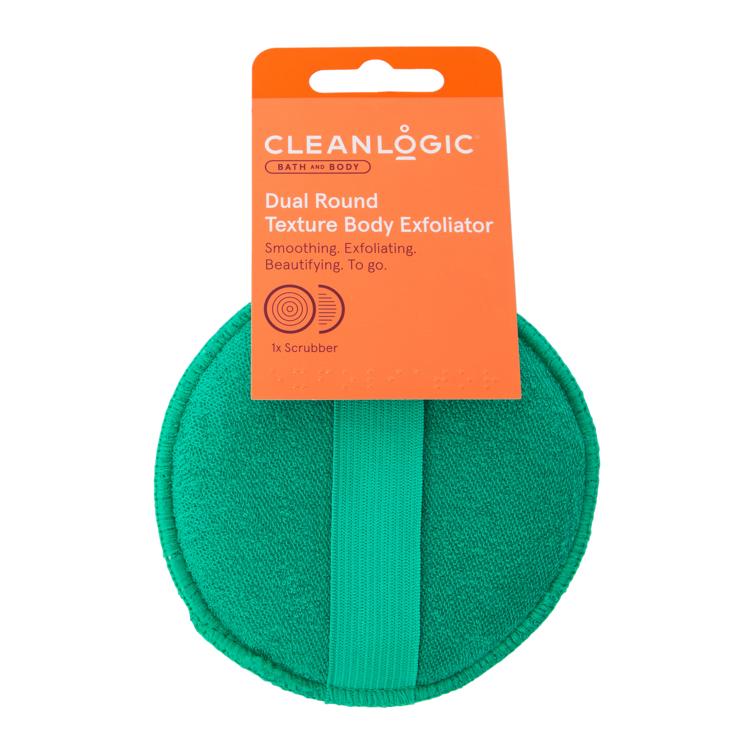 Cleanlogic® Round Dual-Texture Body Exfoliator
