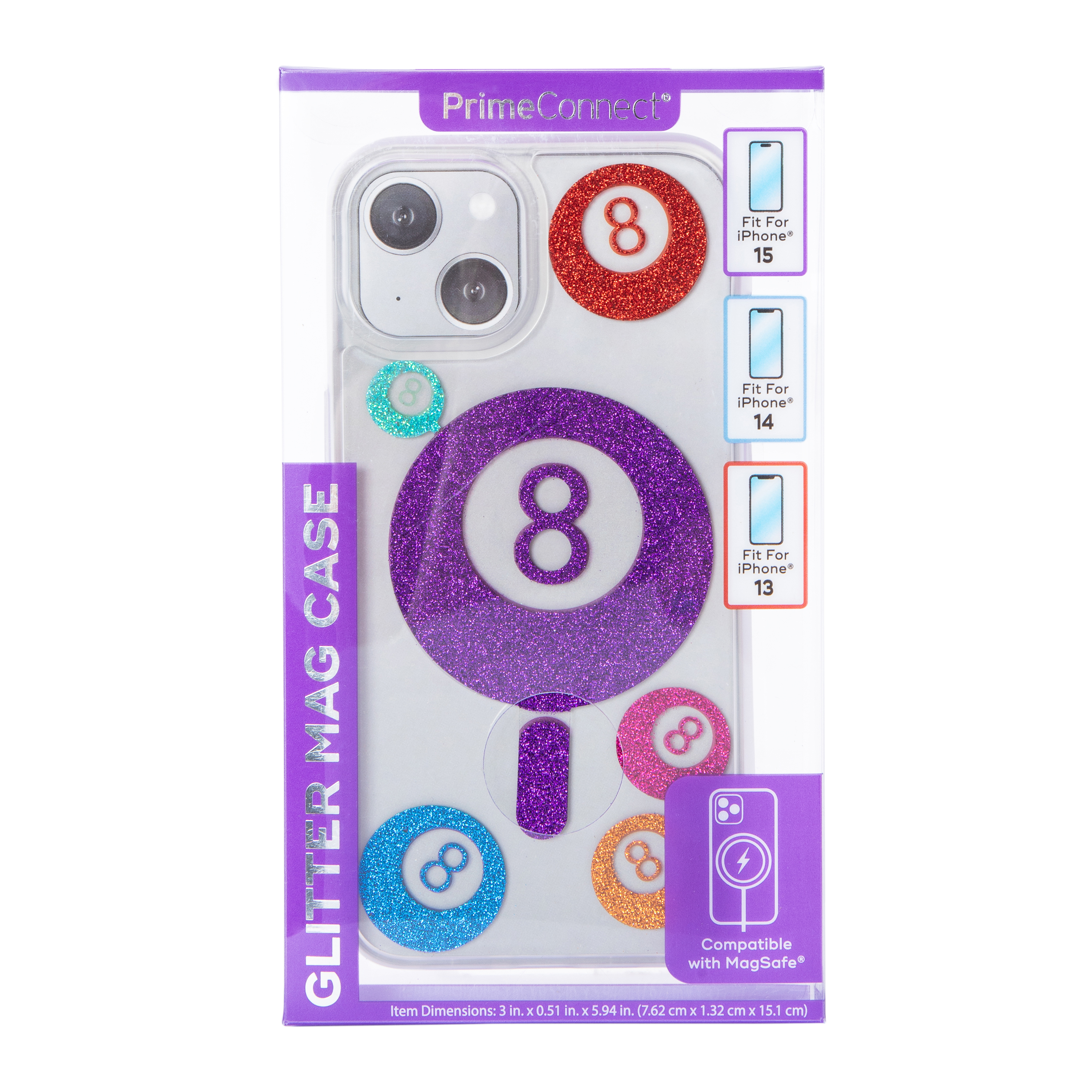iPhone 15®/14® Glitter Phone Case, MagSafe® Compatible