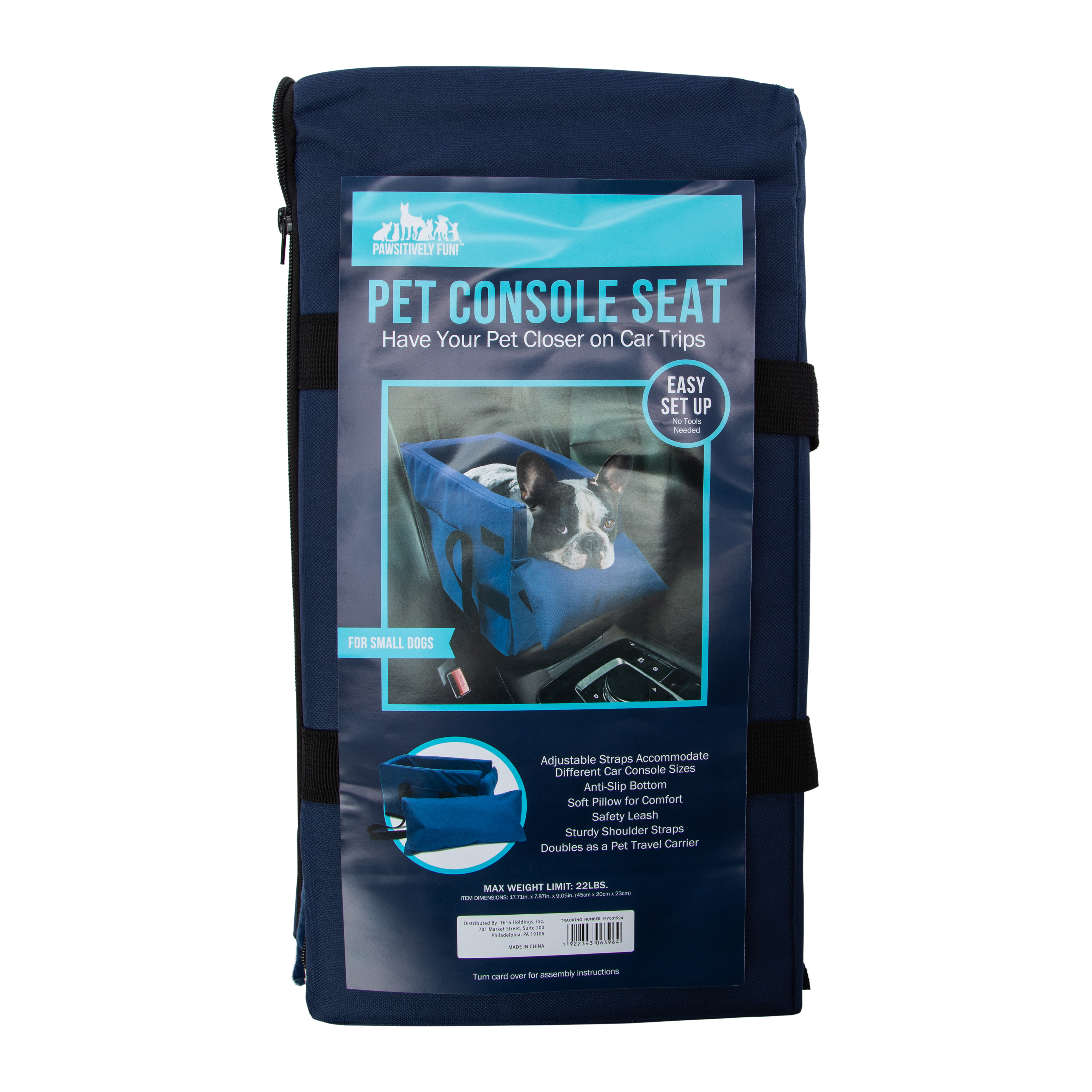 Pet Console Seat For Small Dogs 17.71in x 9.05in