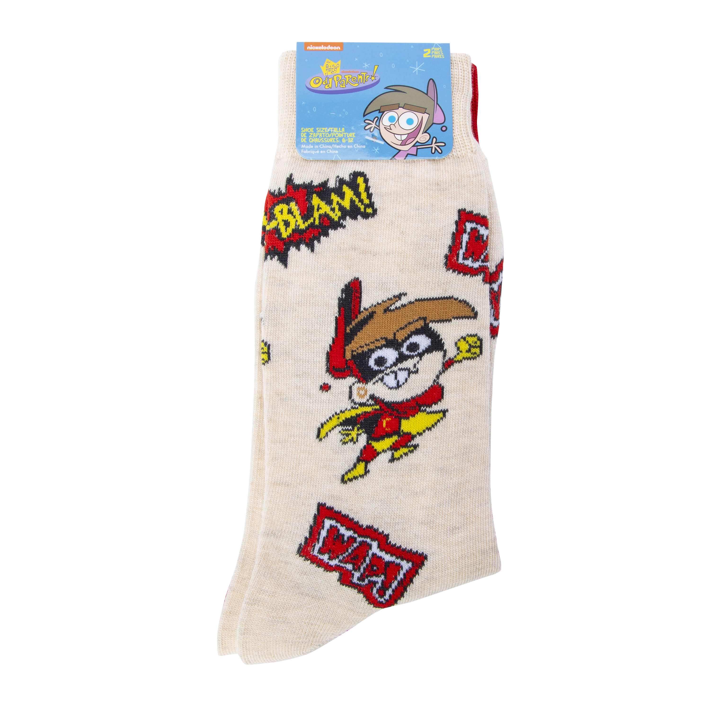 The Fairly OddParents™ Mens Crew Socks 2-Pack
