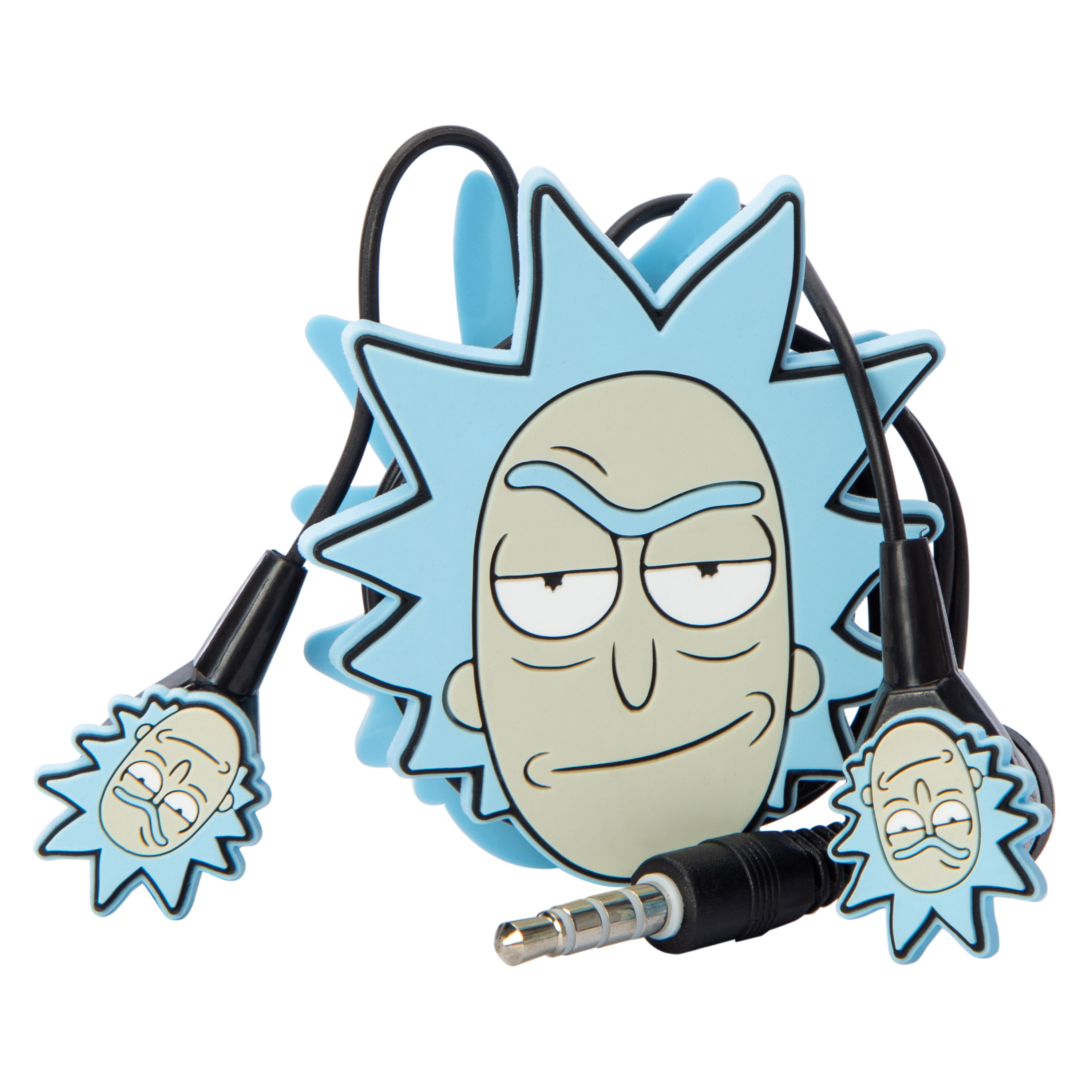 Character Earbuds With Mic & Cord Organizer