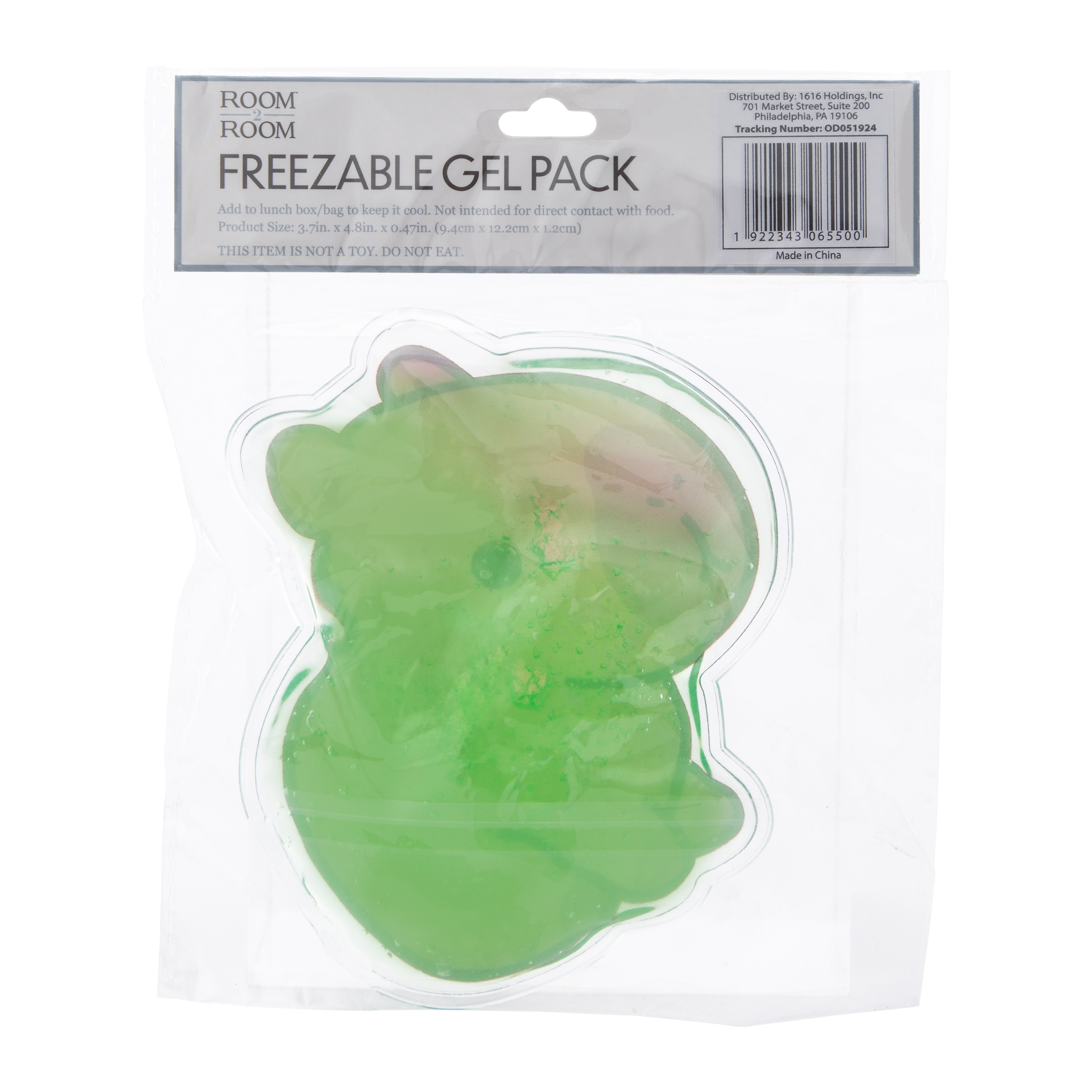Shaped Freezable Gel Ice Pack