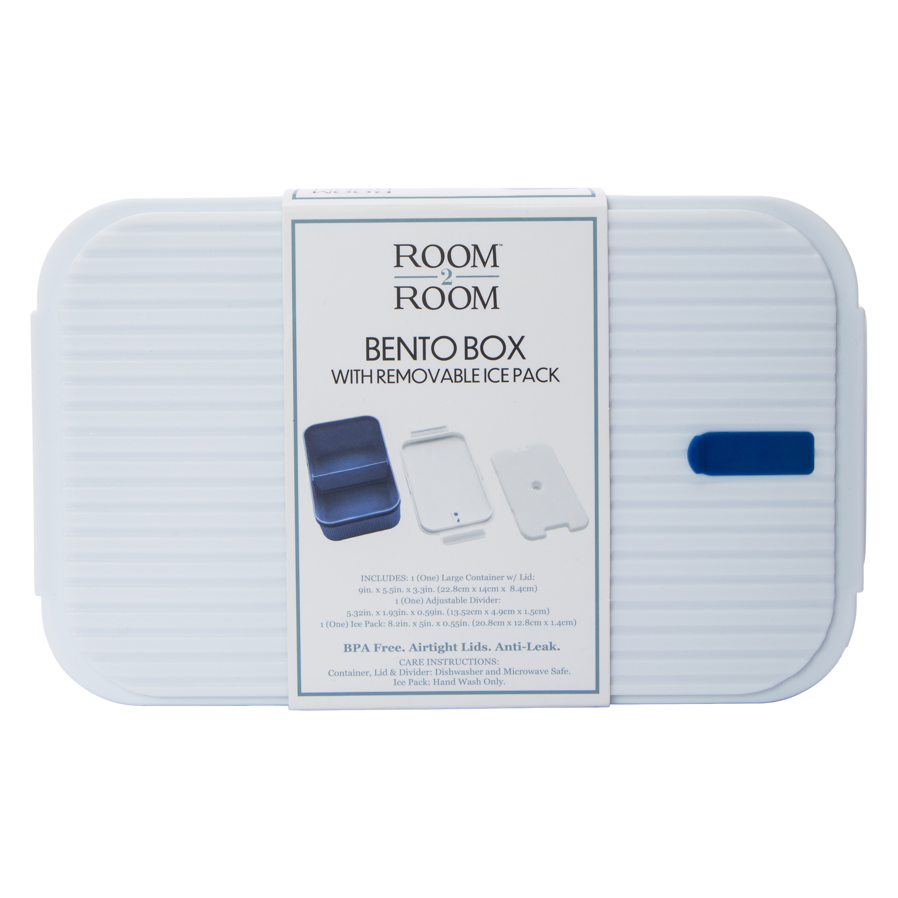 Ribbed Bento Box With Removable Ice Pack | Five Below