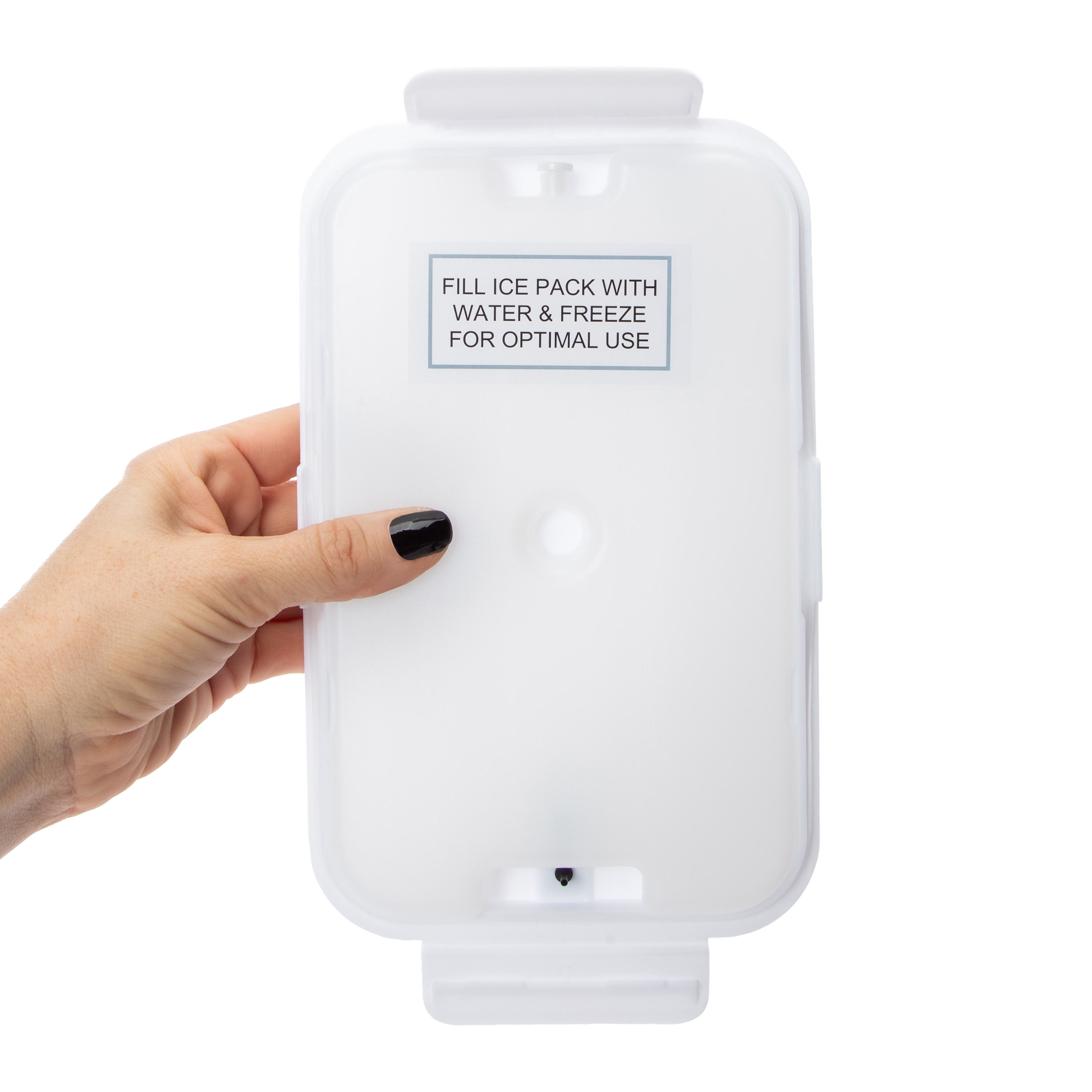 Ribbed Bento Box With Removable Ice Pack