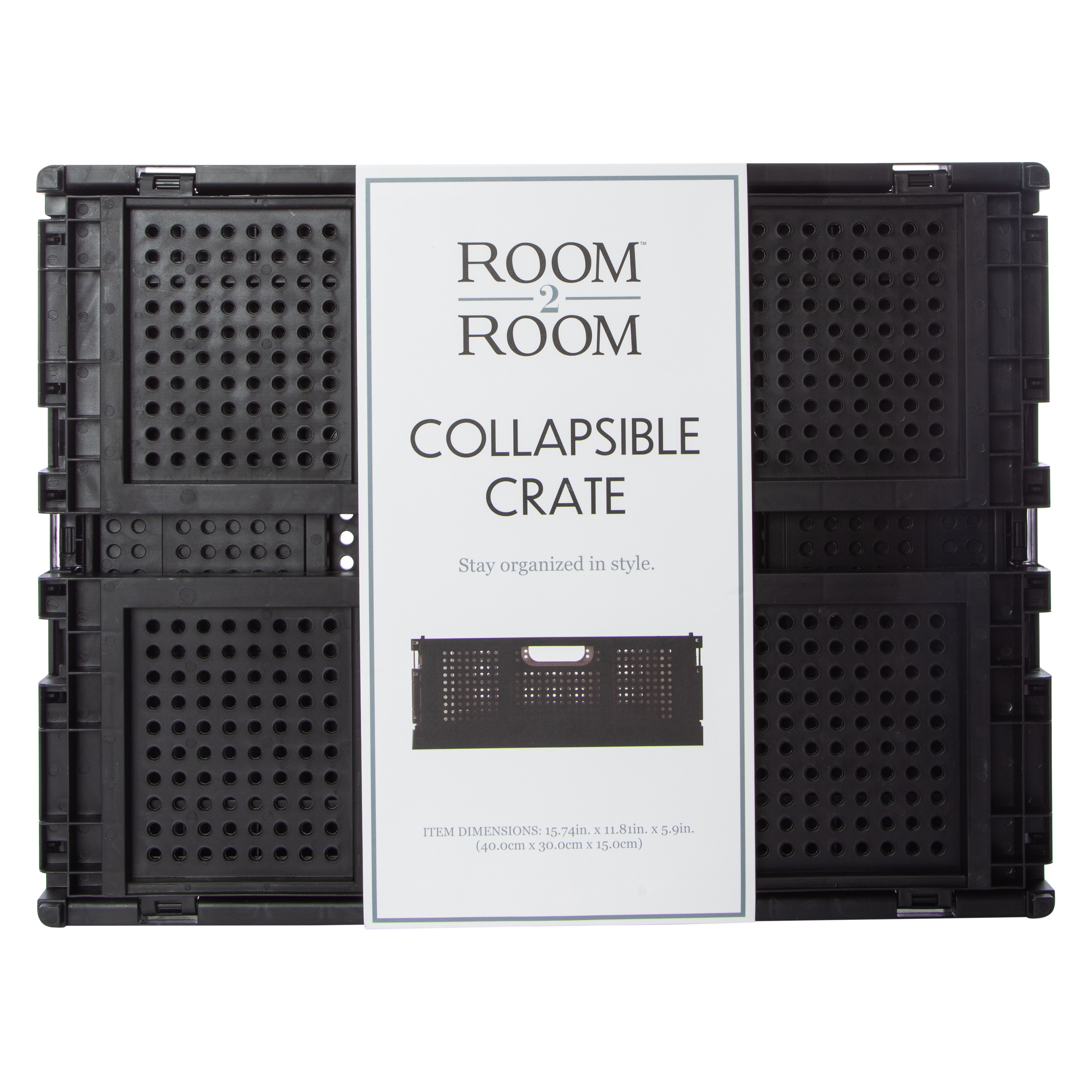 Large Collapsible Crate 15.74in x 11.81in