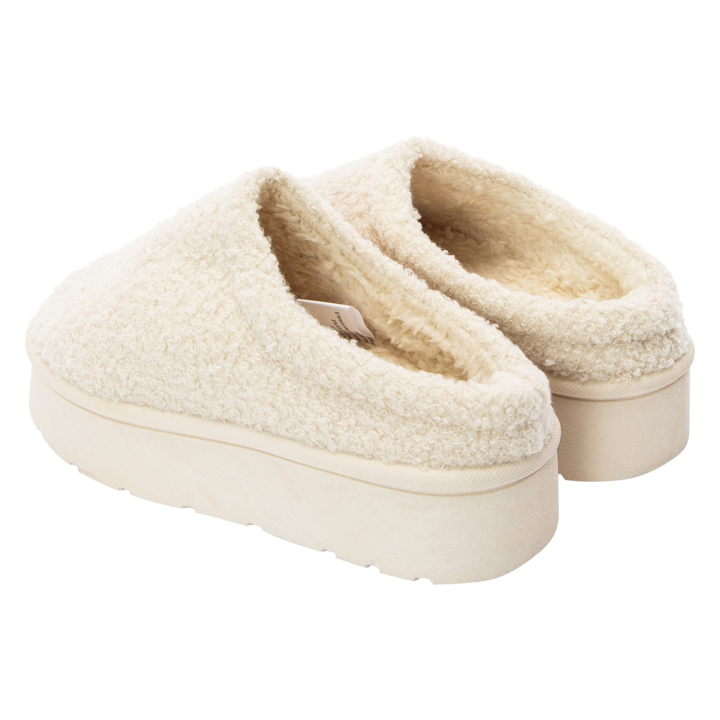 Ladies Sherpa Clog Slippers