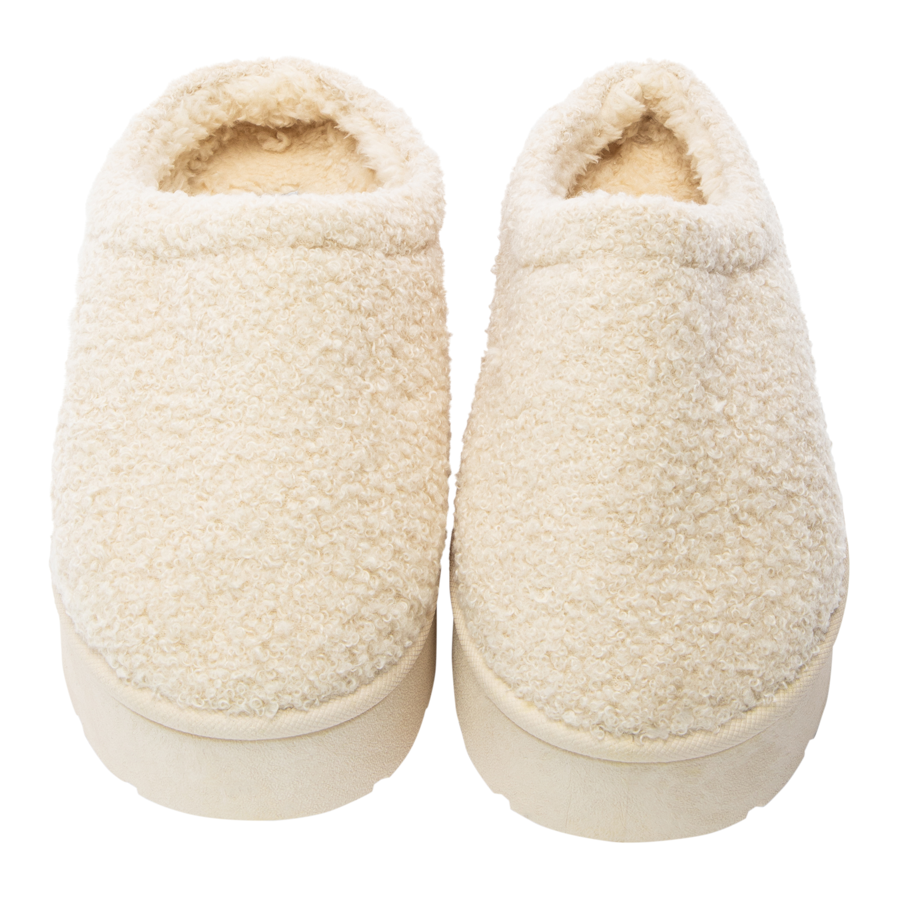 Ladies Sherpa Clog Slippers