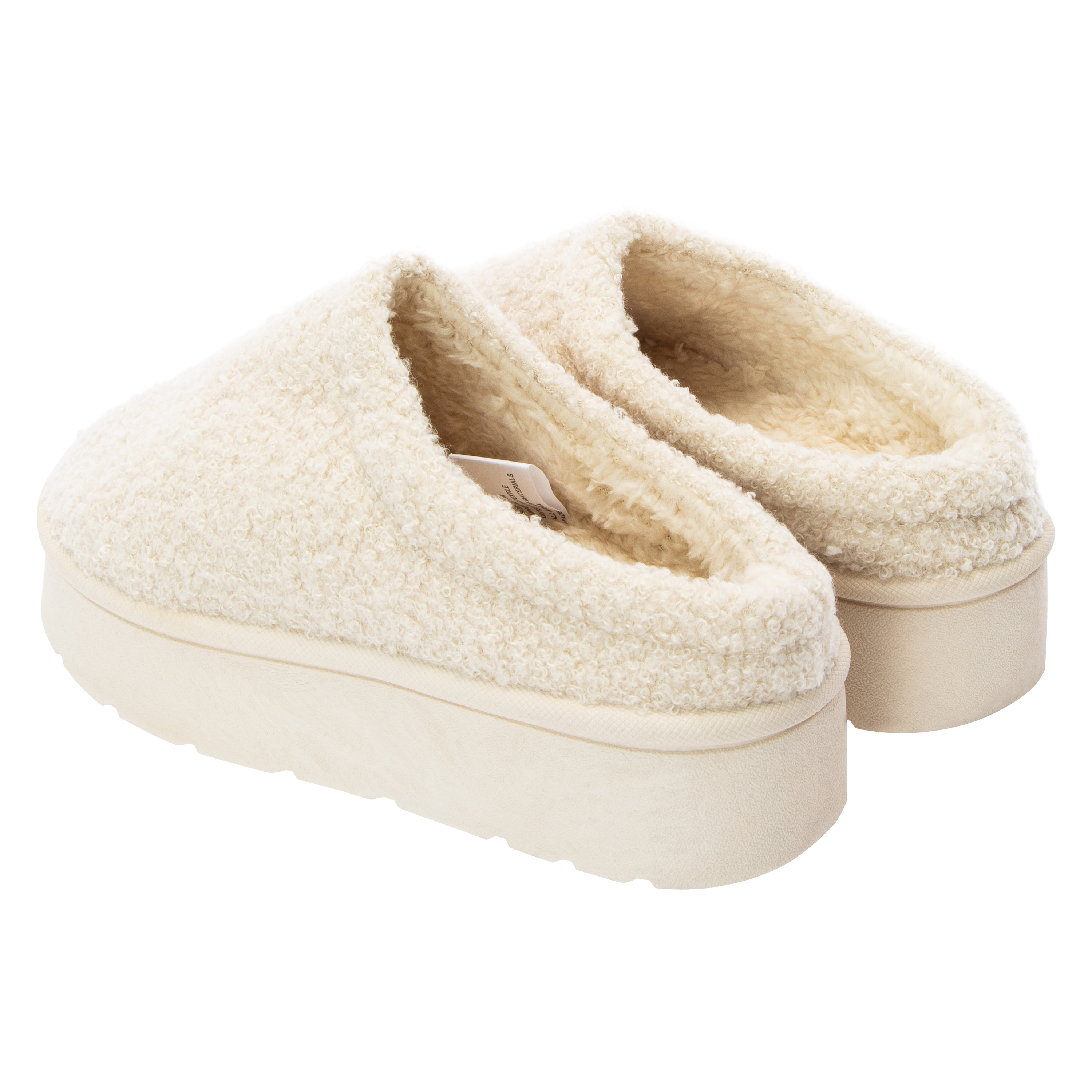 Ladies Sherpa Clog Slippers