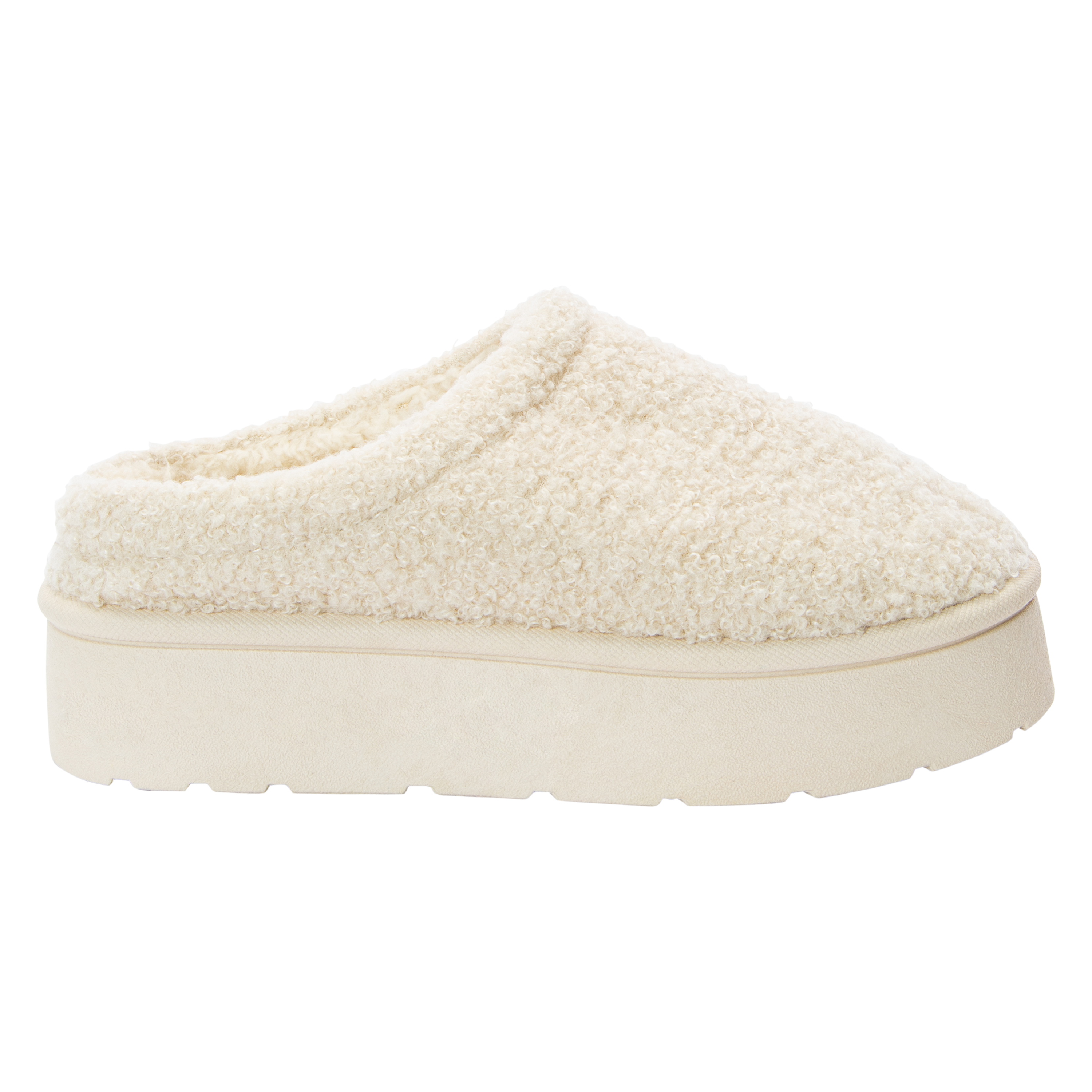 Ladies Sherpa Clog Slippers