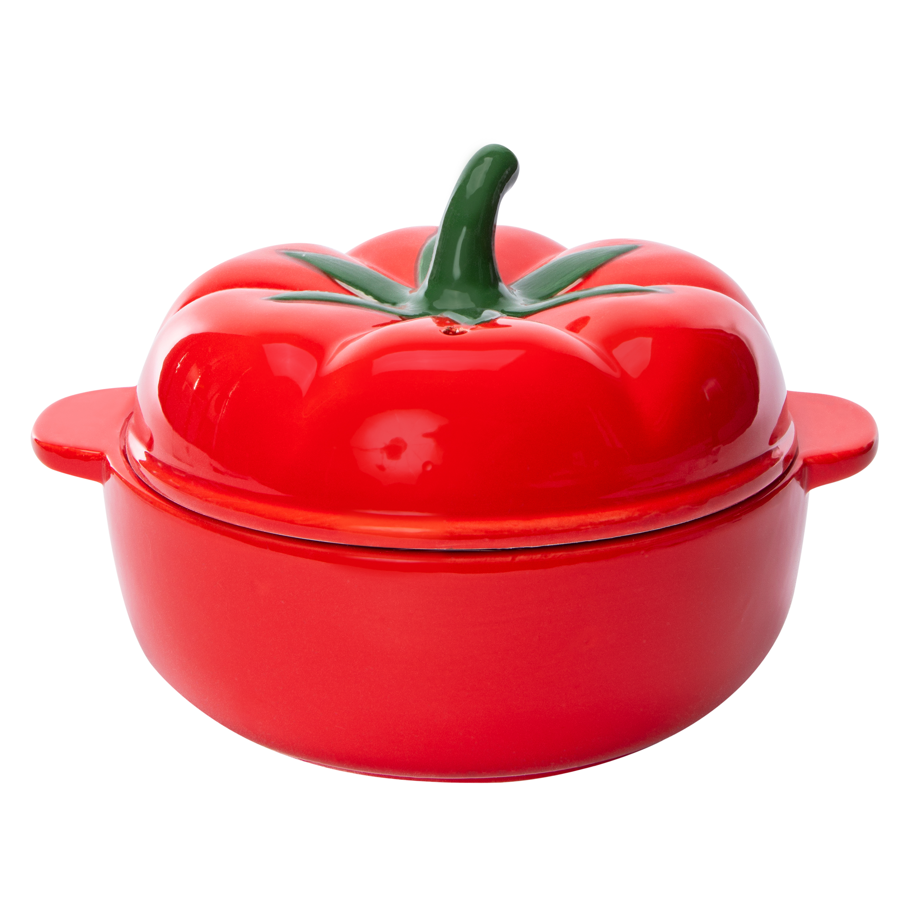 Ceramic Dumpling Pot  Cookware With Lid 10in