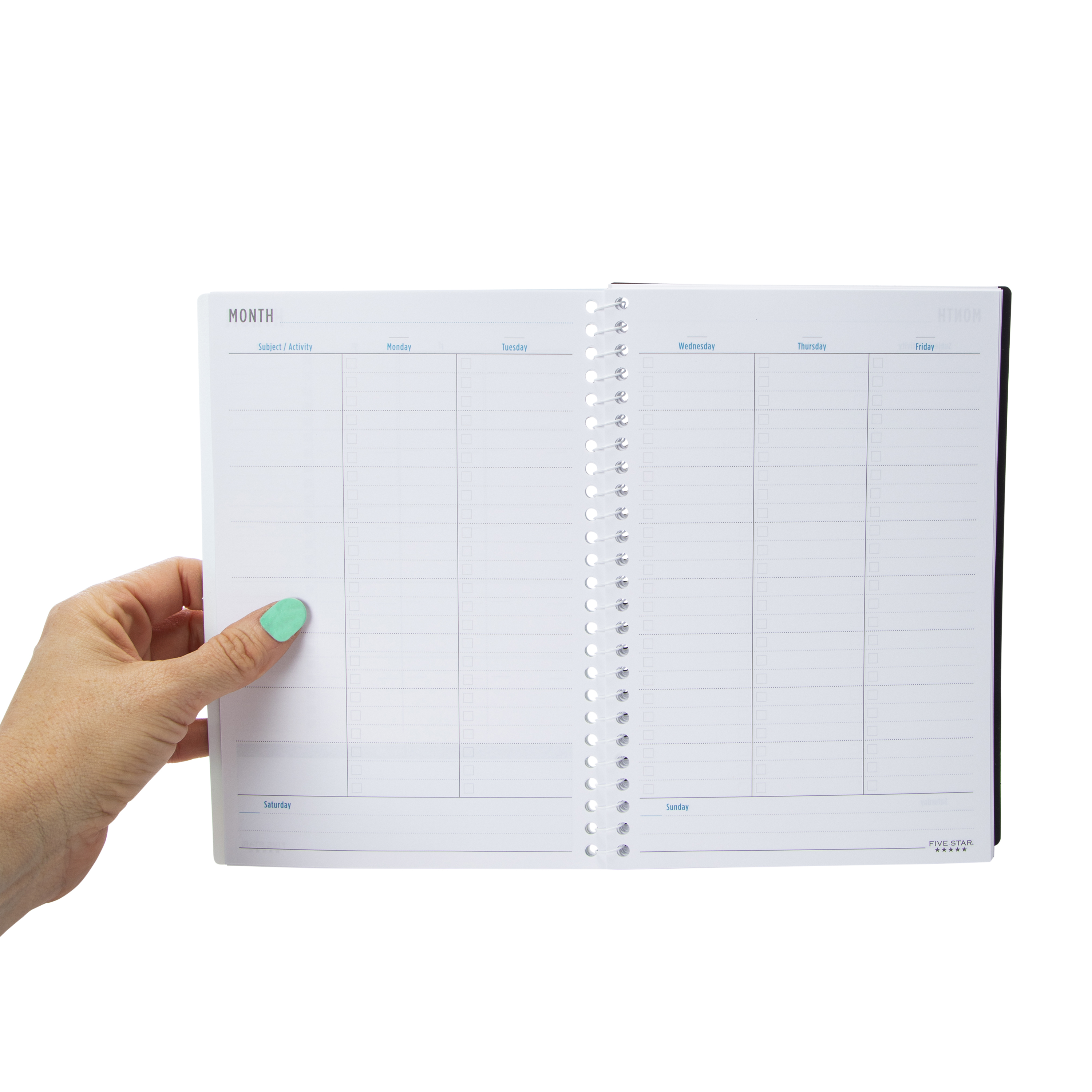 Five Star® 12-Month Undated Student Planner