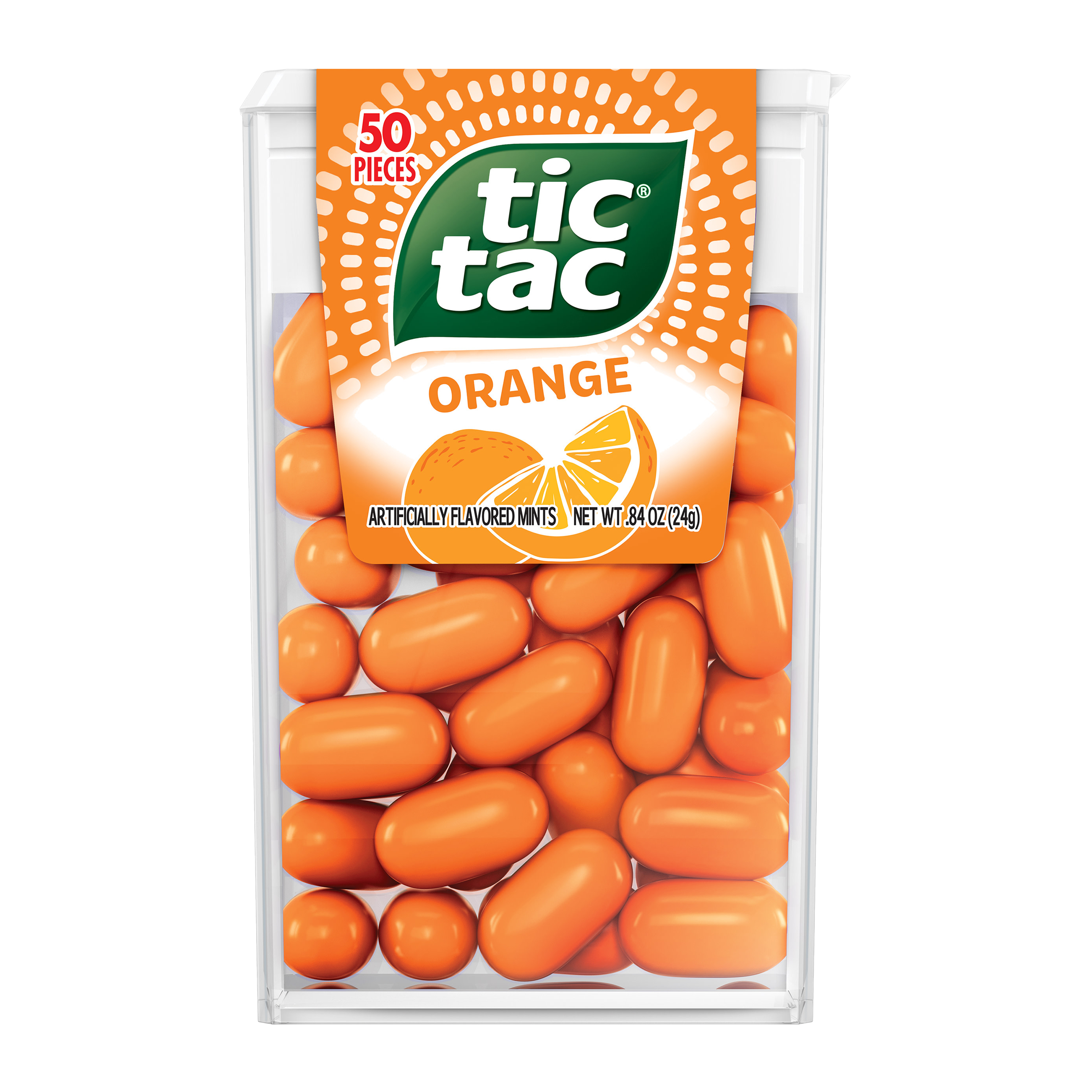 Tic Tac® Orange Mints 50 Pieces