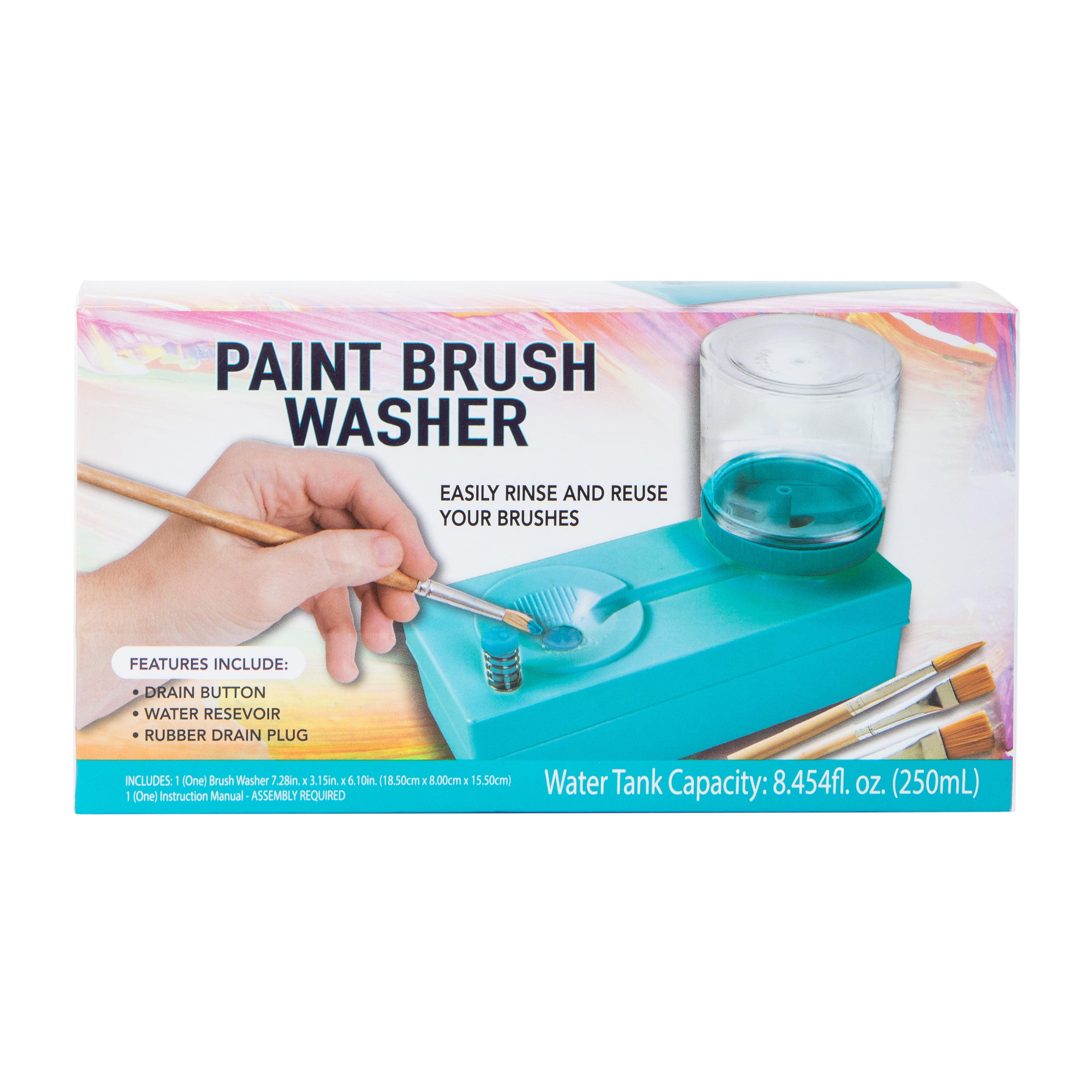 Limpia Pinceles Practico 8.45oz - Pa Que Tus Pinceles Esten Ready 2