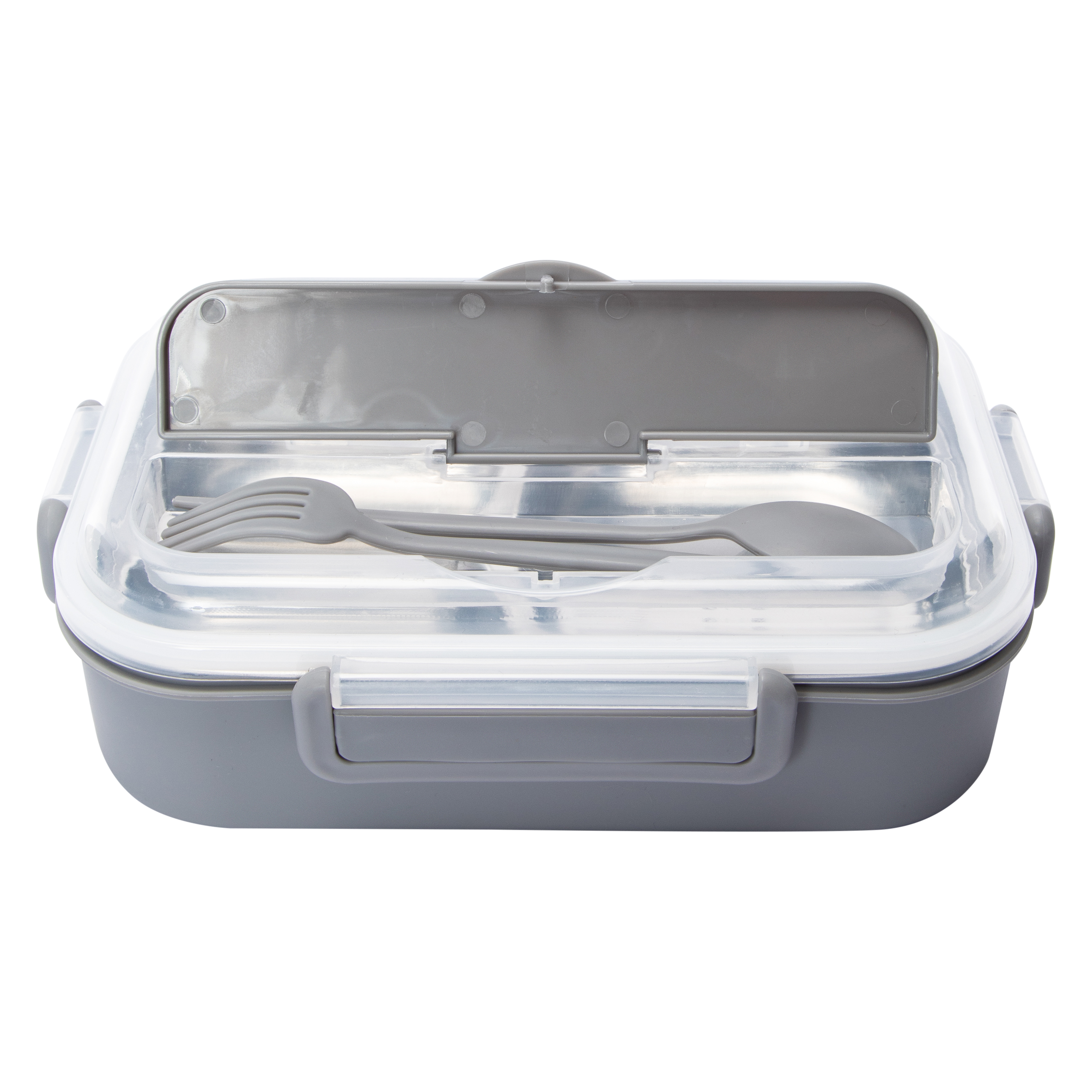 4-Piece Stainless Steel Bento Box 9.5in x 6.7in