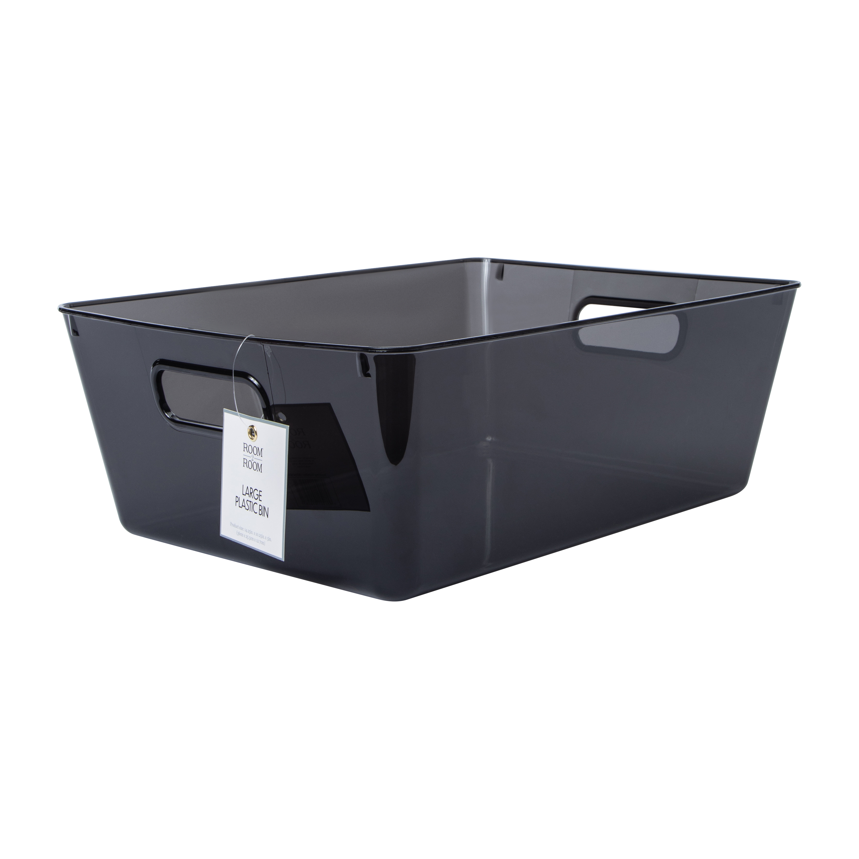 Large Plastic Storage Bin 10.25in x 14.25in