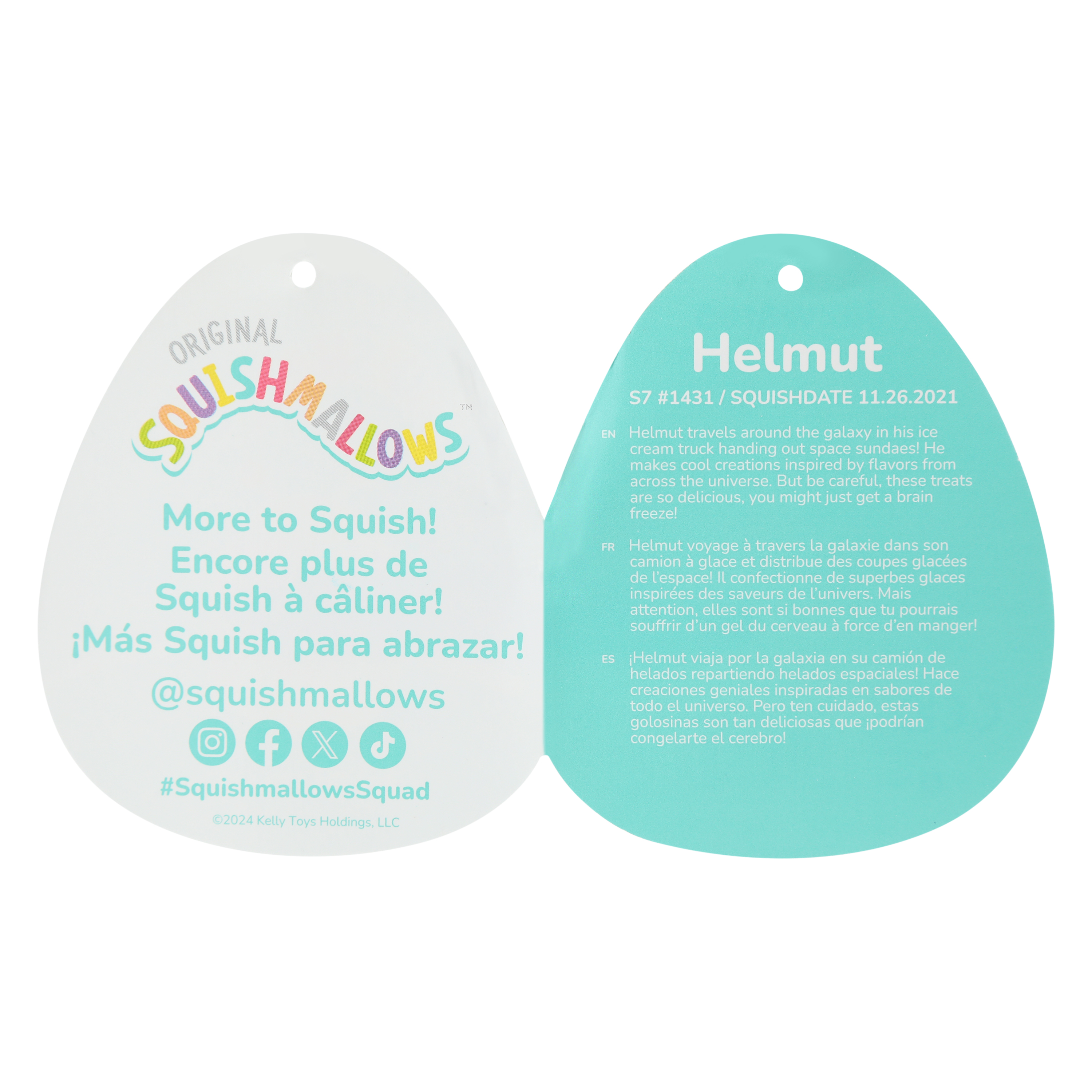 Squishmallows™ Good Vibes Squad 7.5in