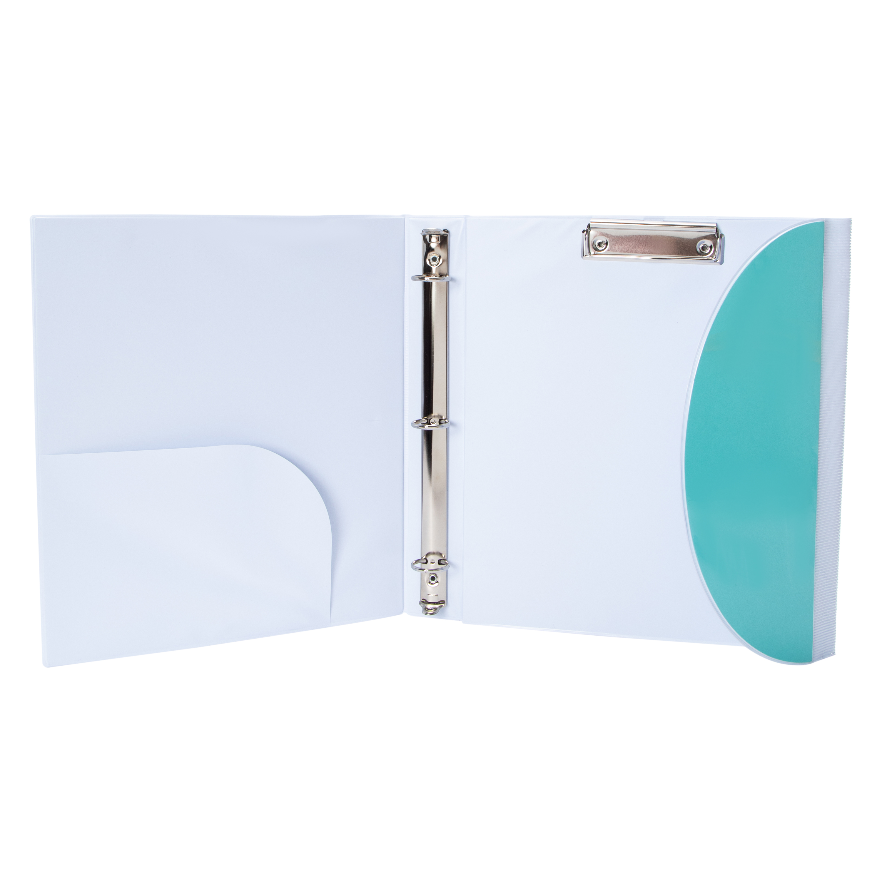 1in Metal Ring Binder With Flap