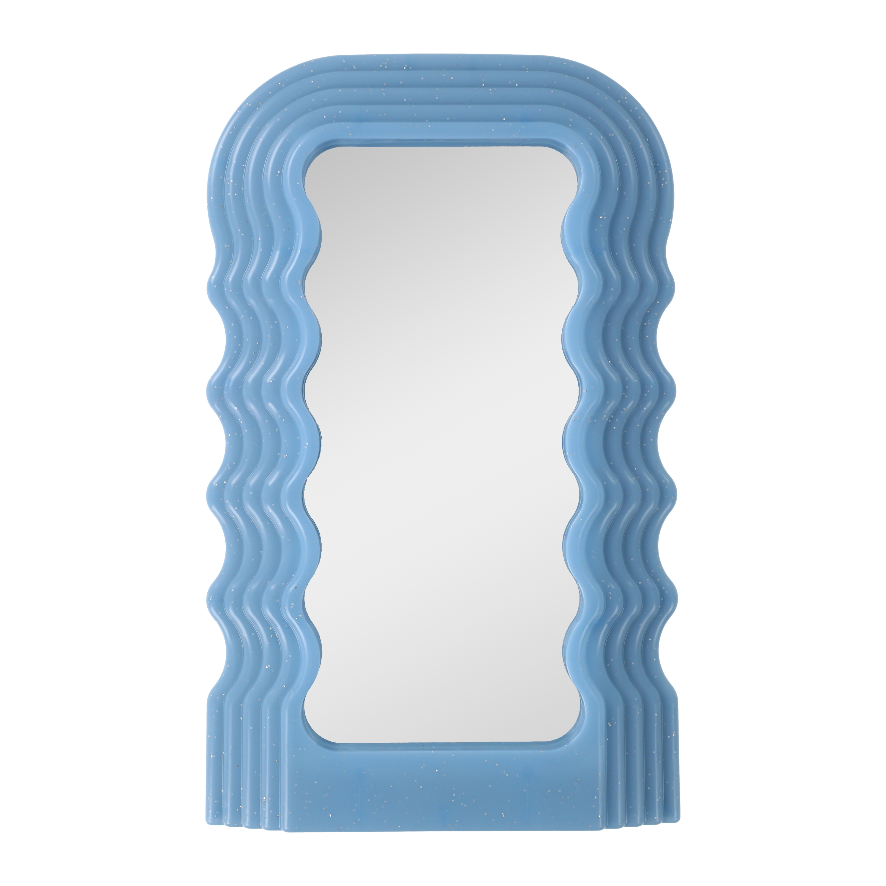 Decorative Wavy Mirror 10.23in x 16.5in