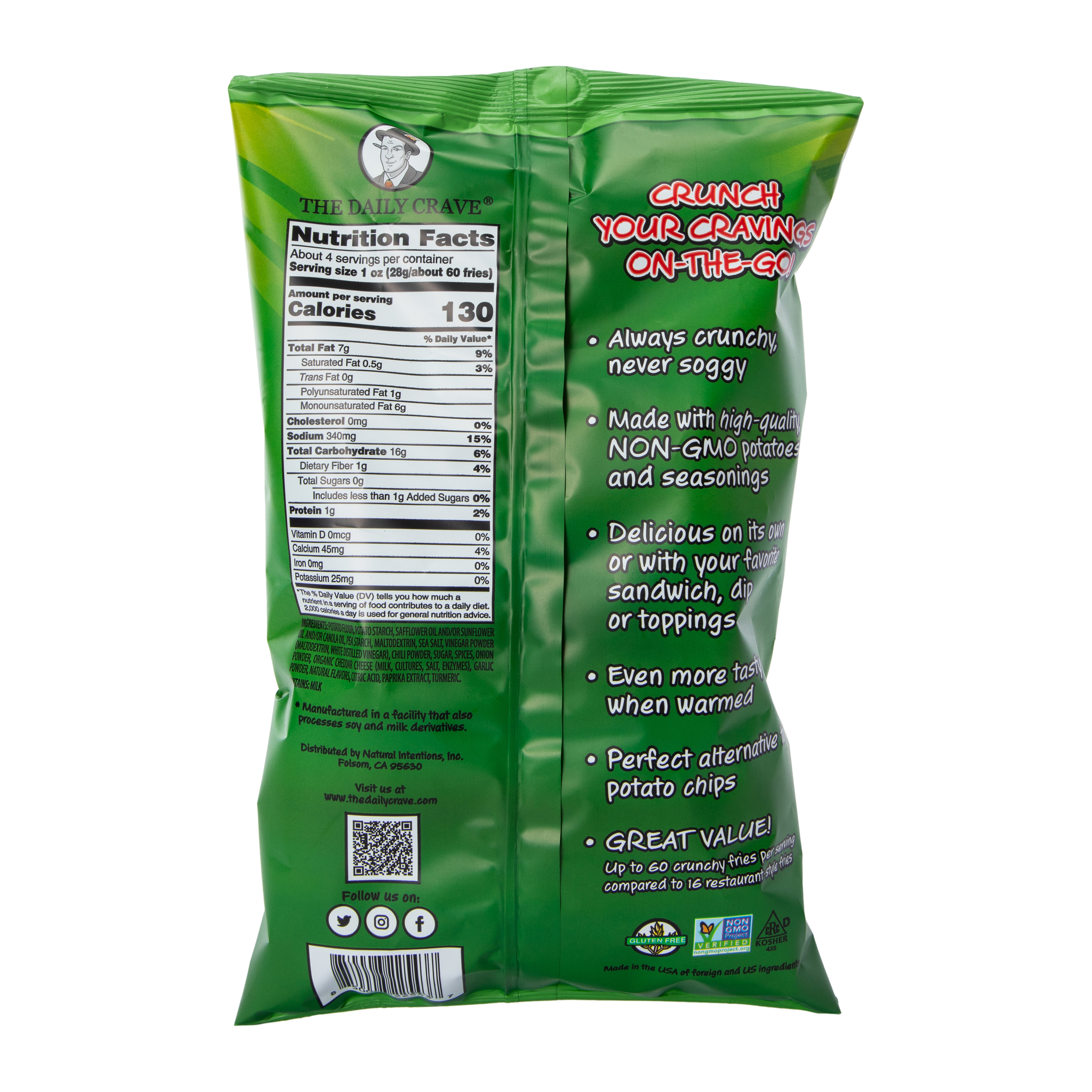 Taco Dil-Licious Crunchy Fries Potato Straws 4.25oz