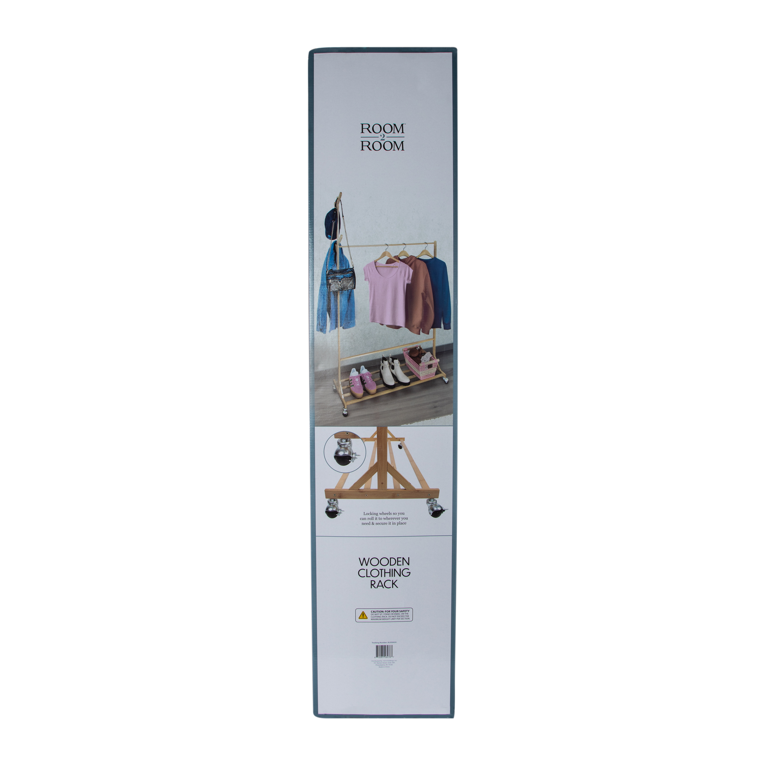 Wooden Clothing Rack 39.37in x 66.93in
