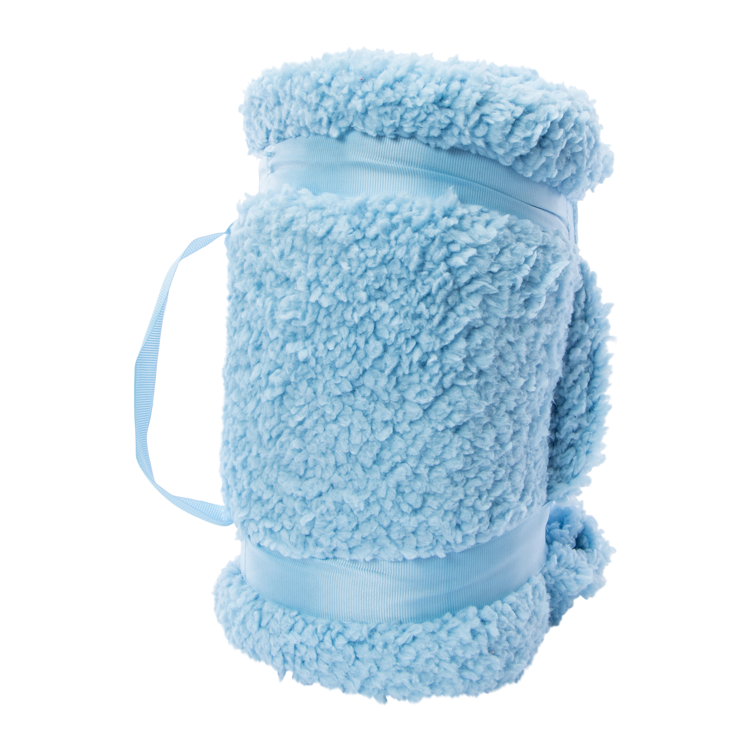 Solid Sherpa Throw Blanket 50in x 60in