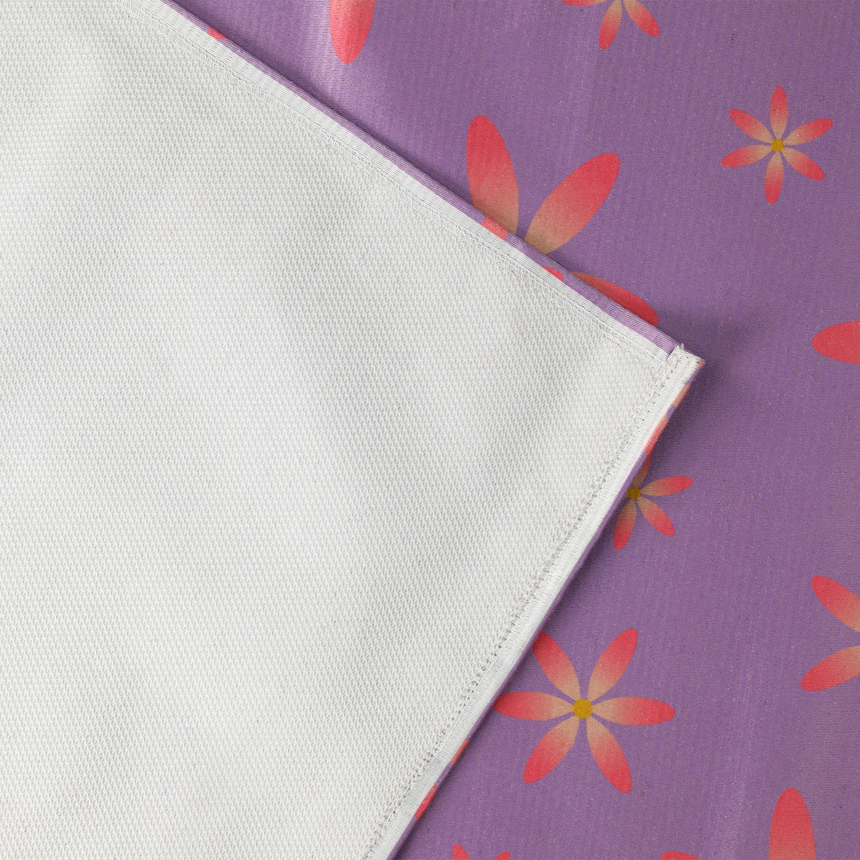 Floral Washable Rug 48in x 72in