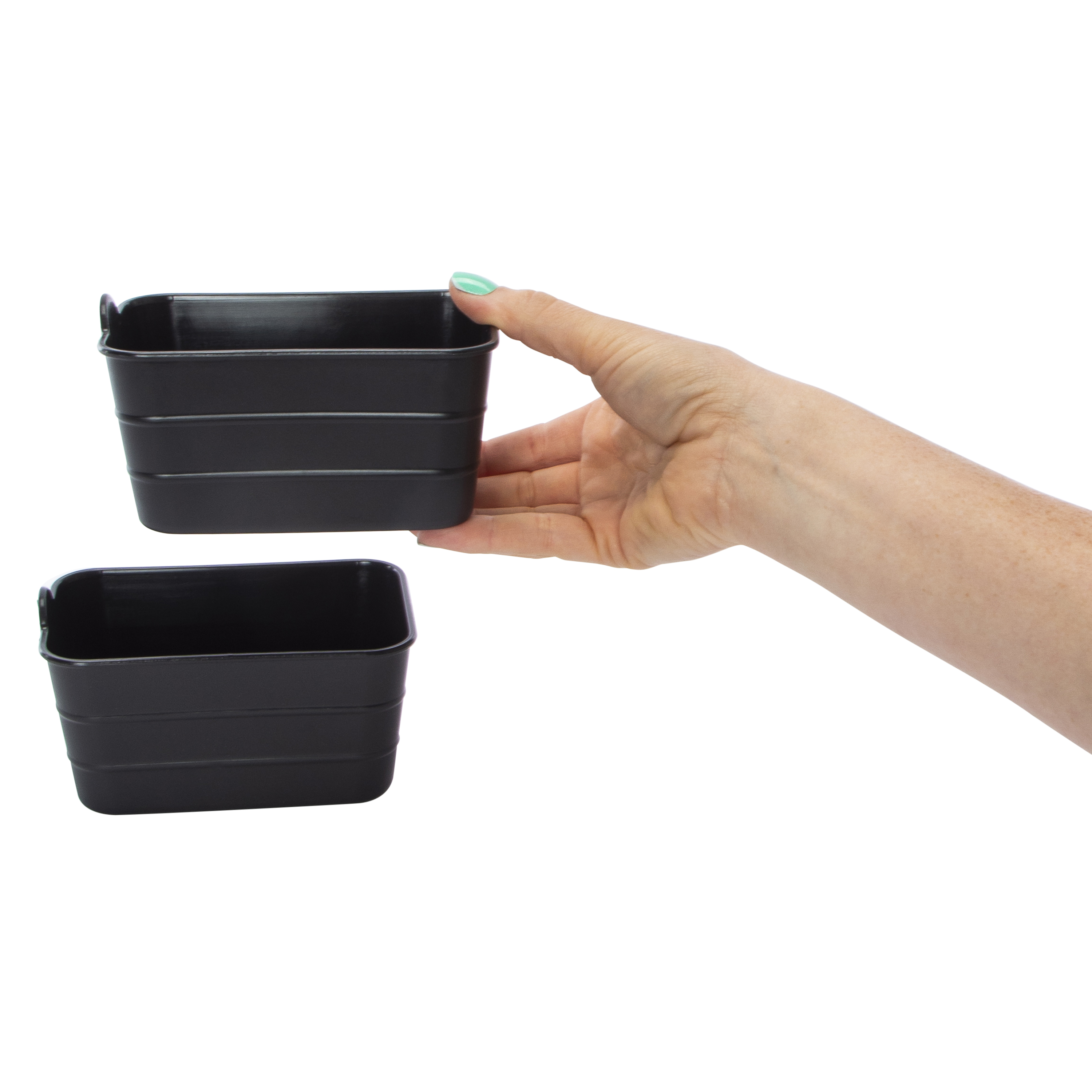 2-Pack Small Storage Bins 5.19in x 3.38in