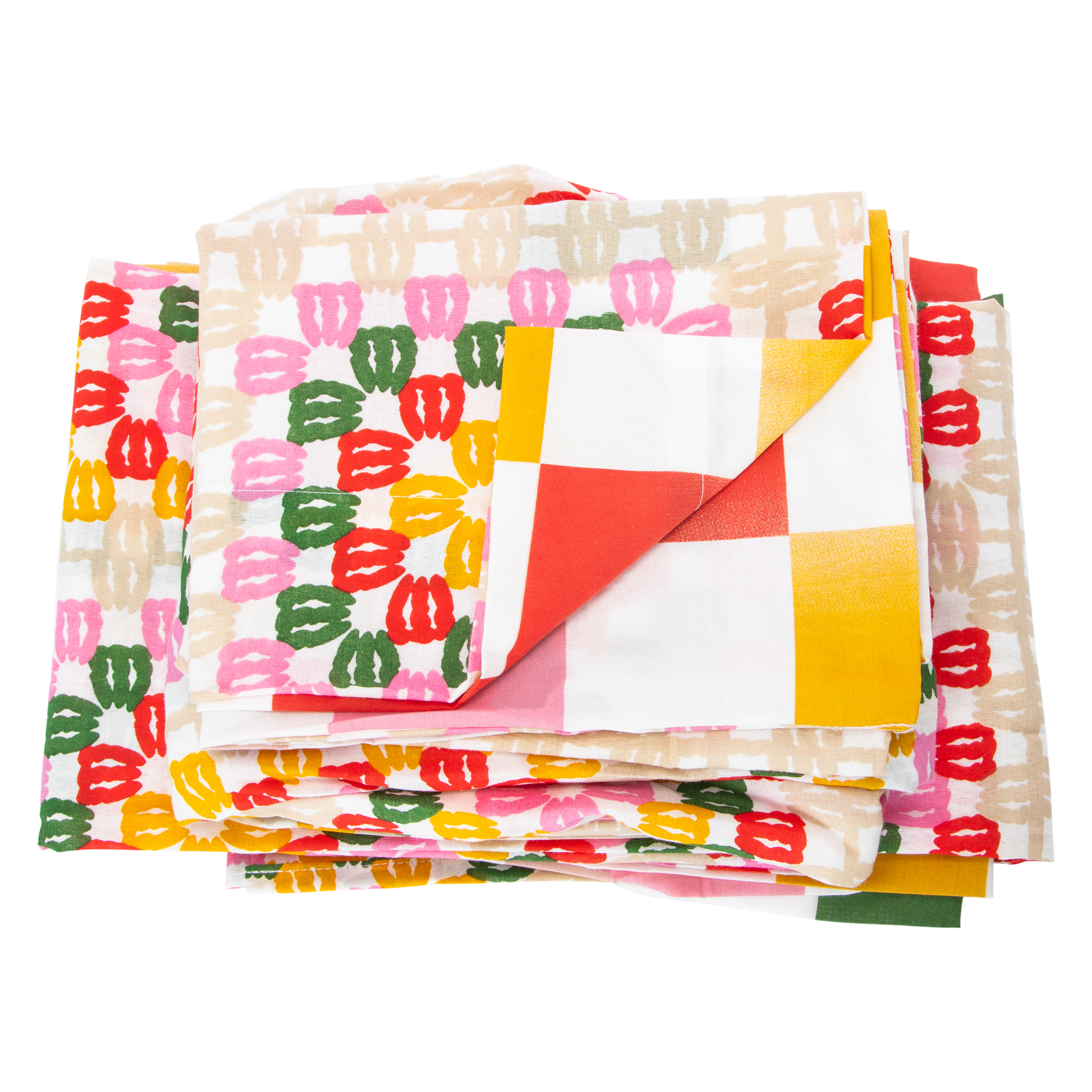 Mix & Match Pattern Queen Sheet Set 4-Piece