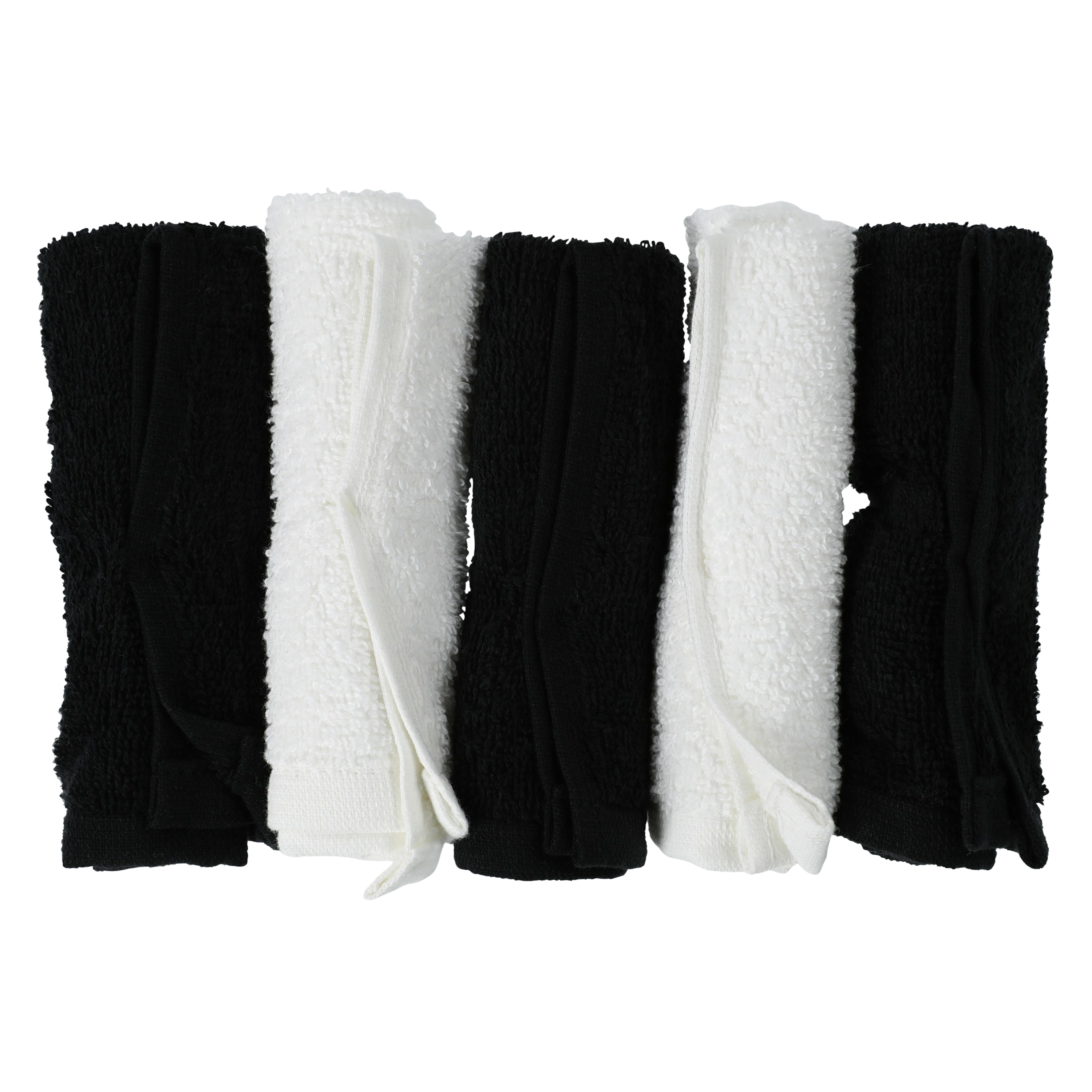 Washcloth Set 12in, 5-Count