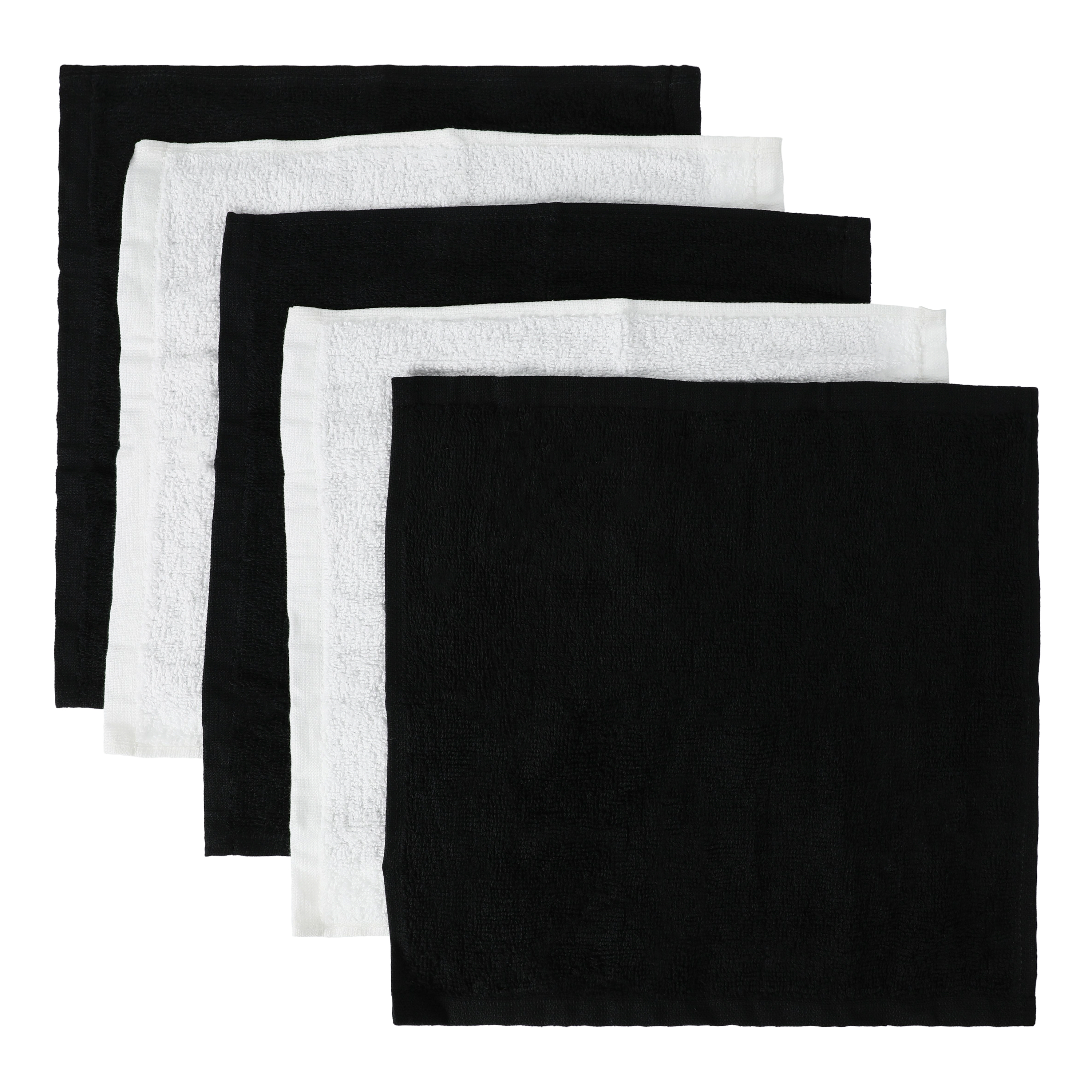 Washcloth Set 12in, 5-Count