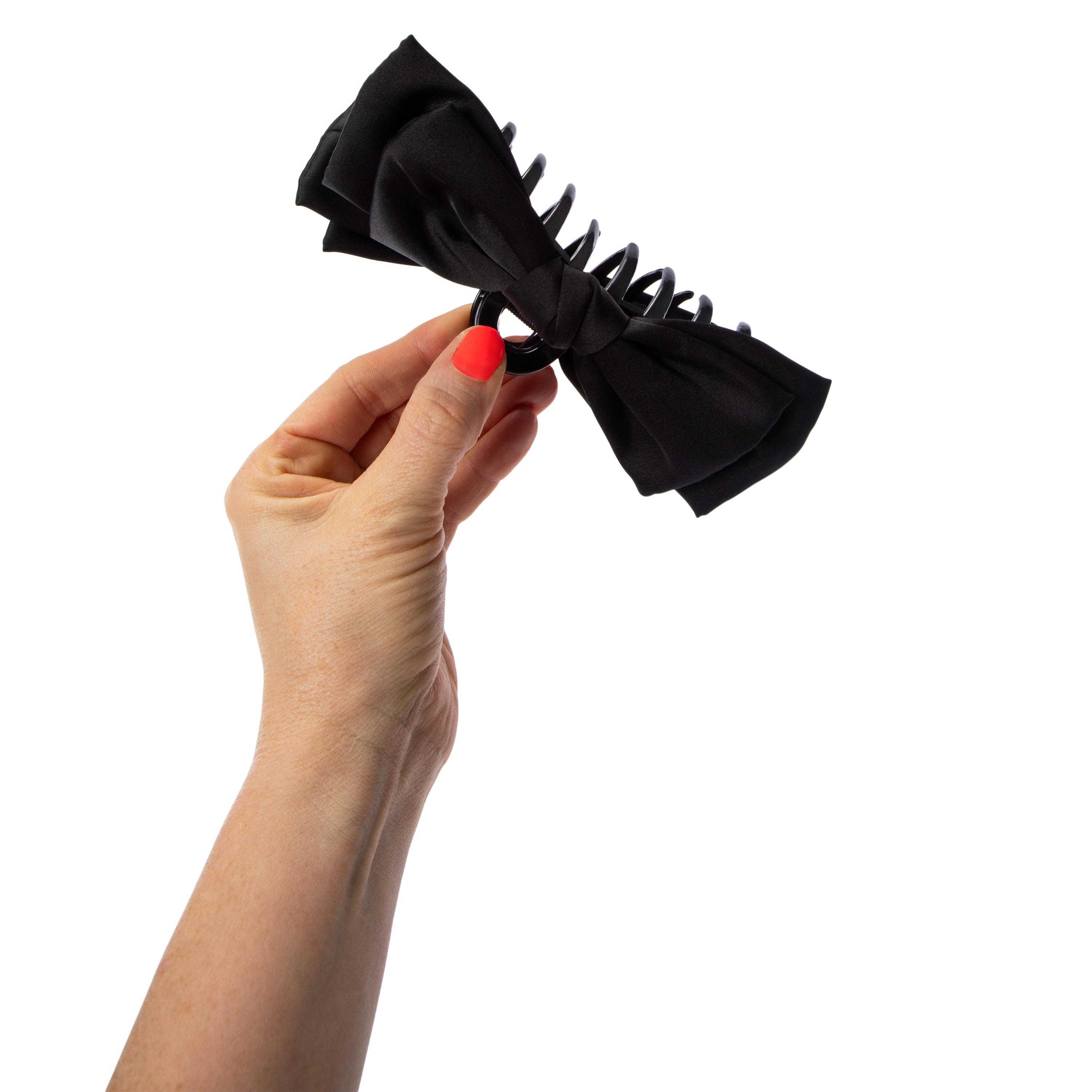 Satin Bow Claw Clip