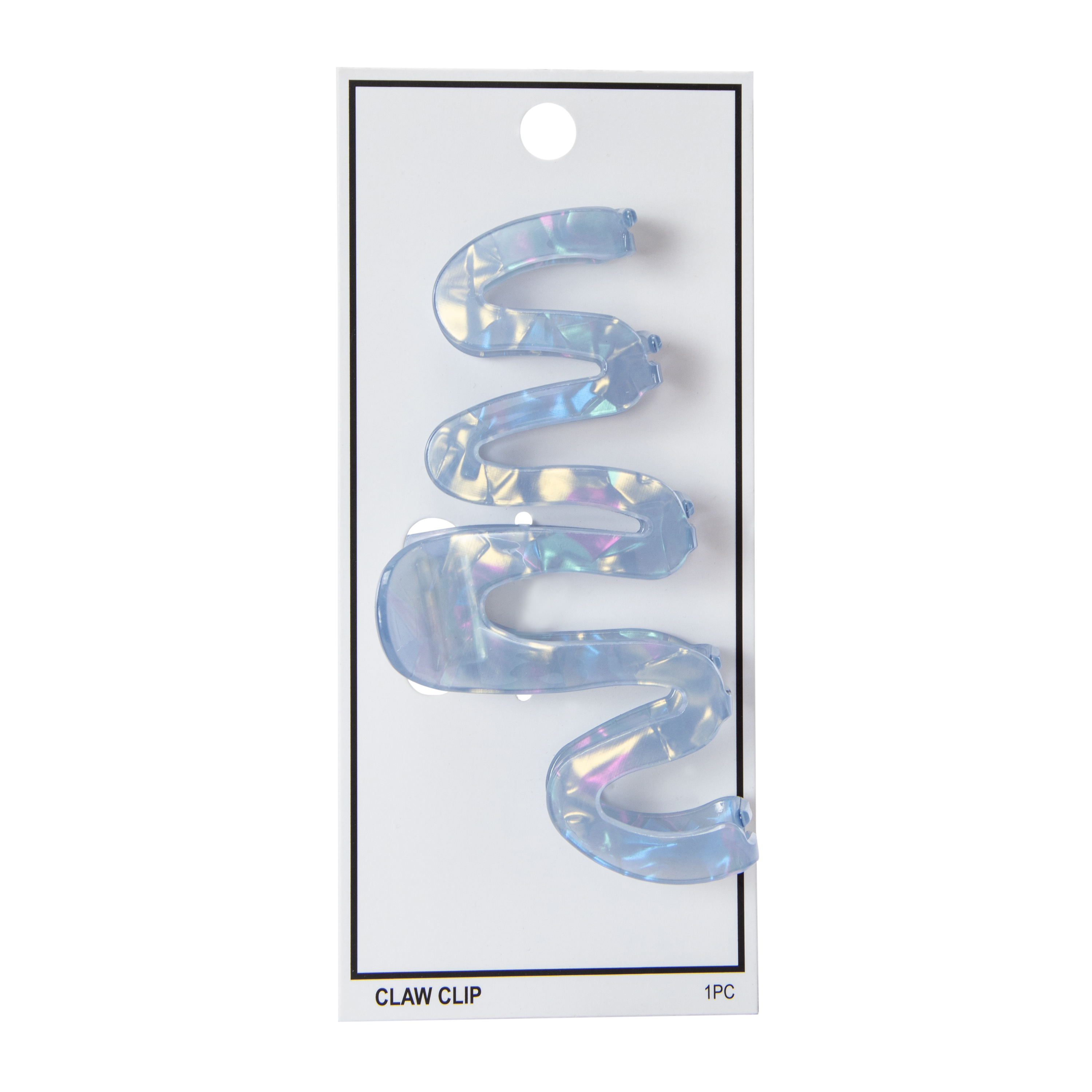 Marble Wavy Claw Clip