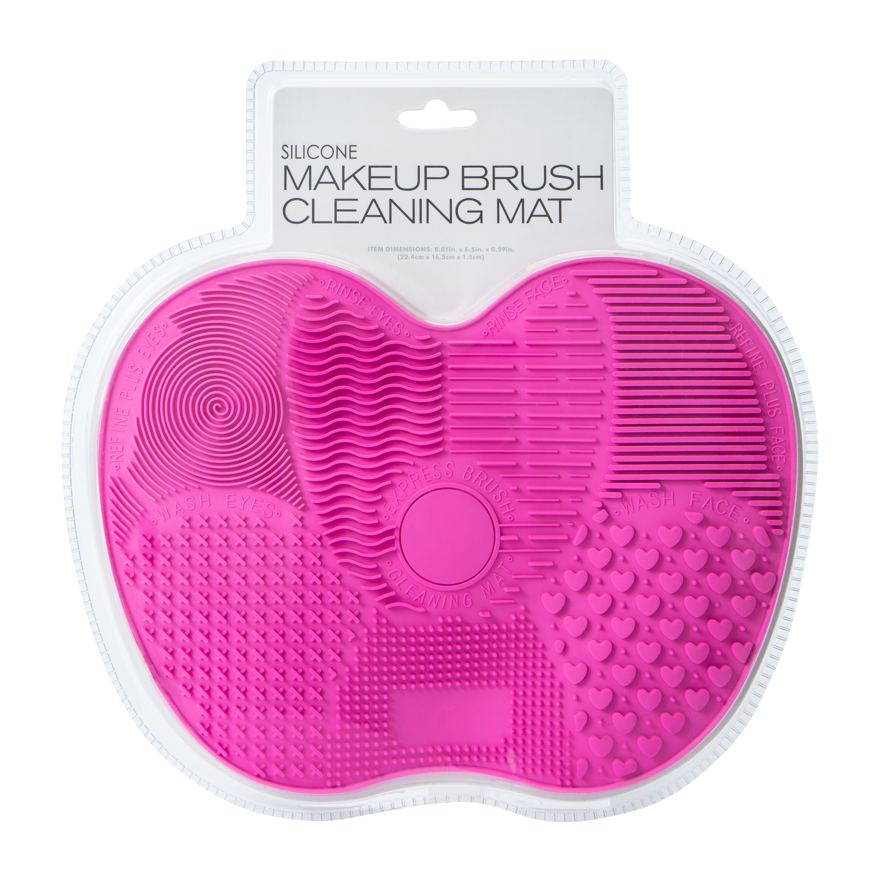 Silicone Makeup Brush Cleaning Mat 8.81in x 6.5in