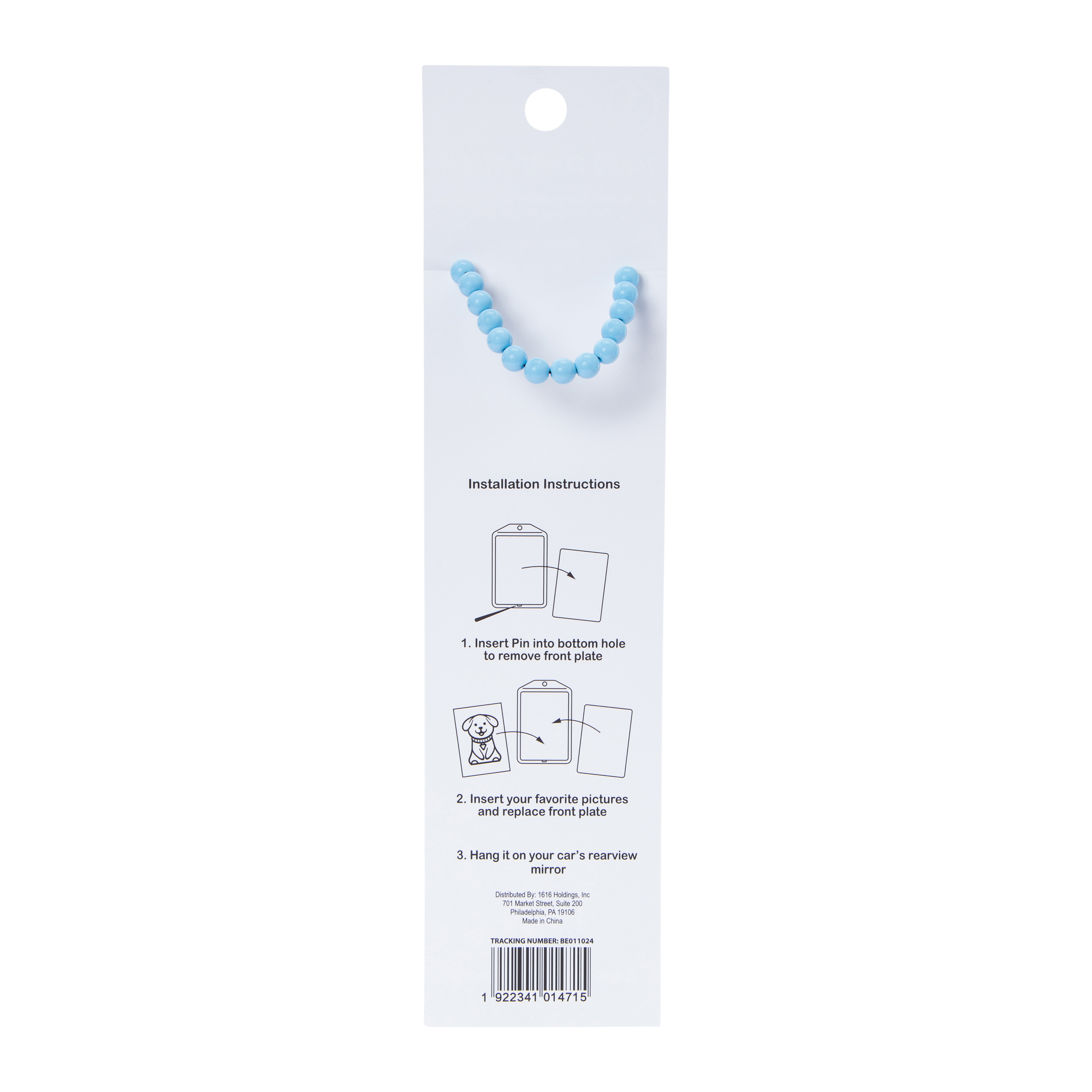 Beaded Photo Holder