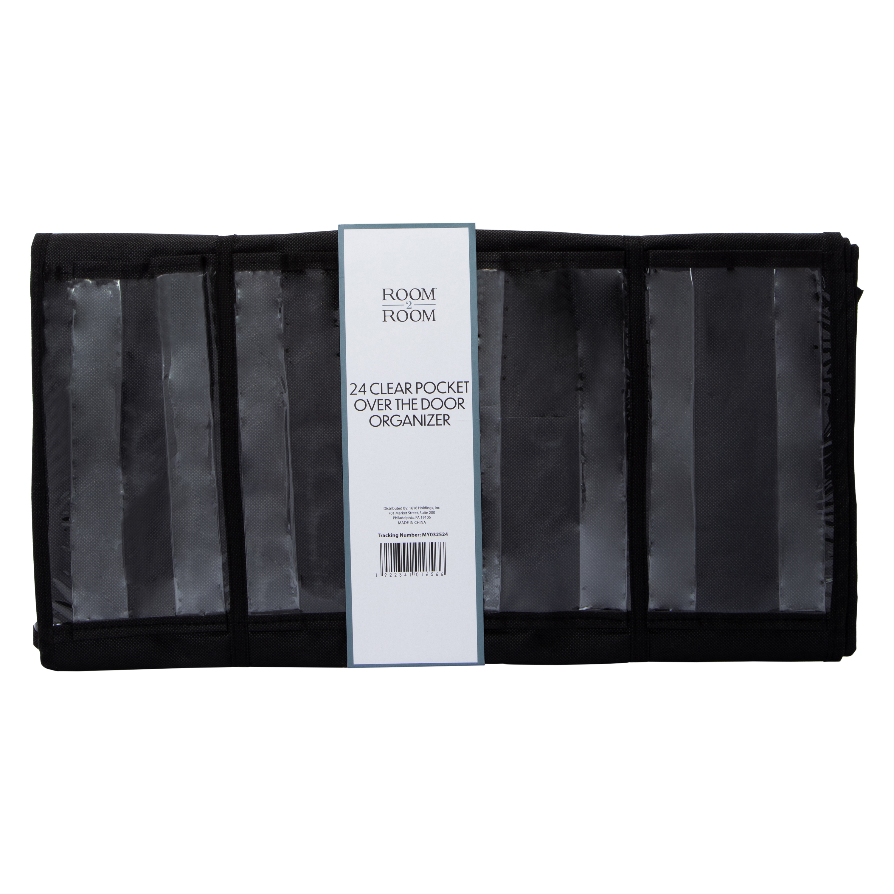 24 Clear Pocket Over The Door Organizer 18.89in x 62.2in