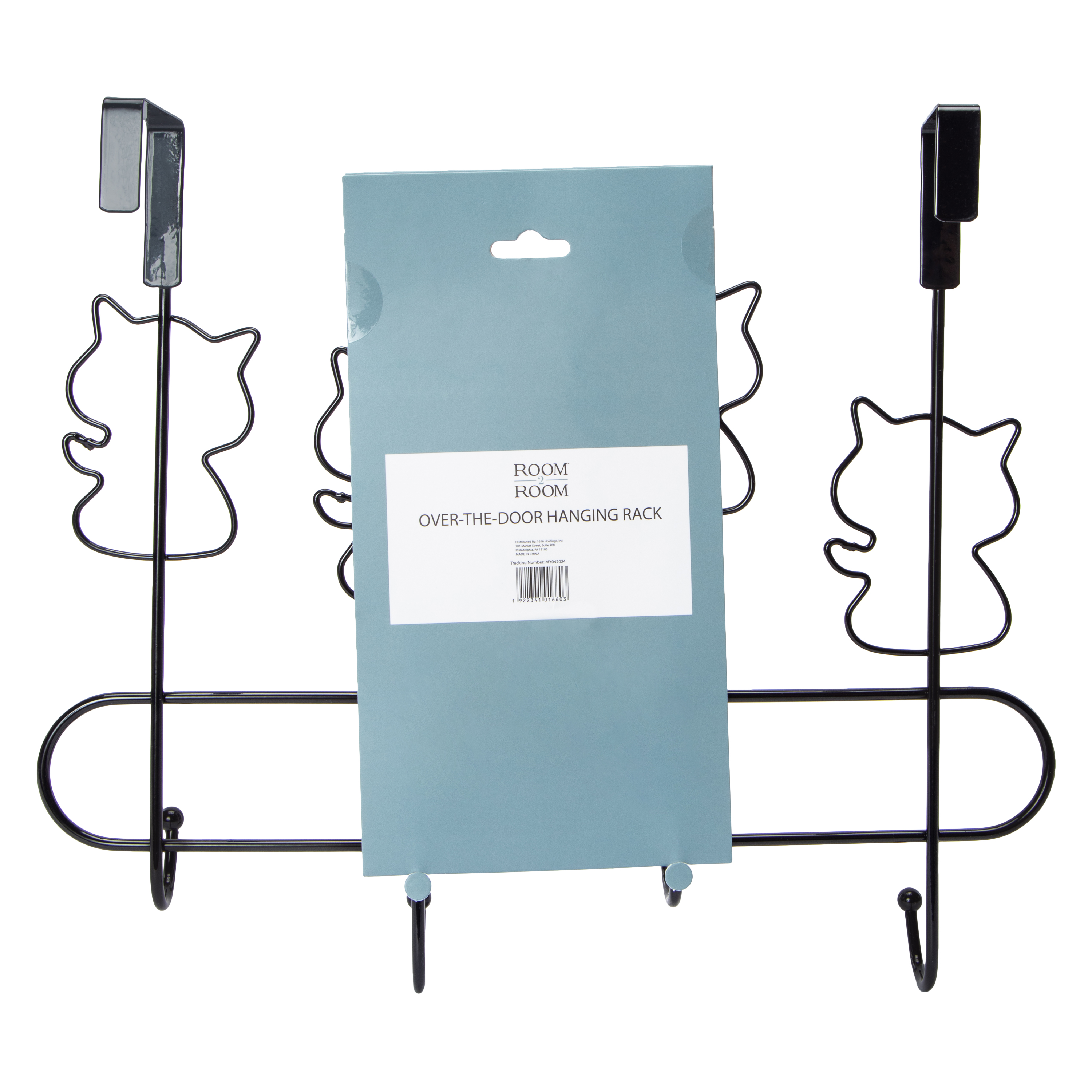 Over-The-Door Hanging Rack 12.2in x 10.63in