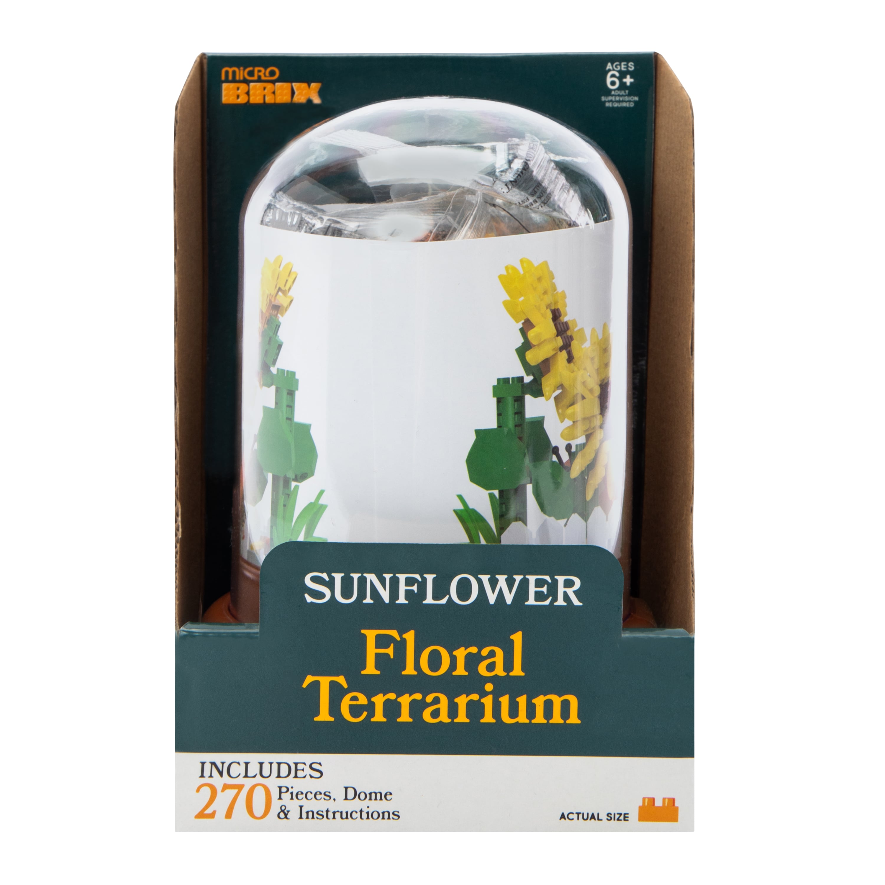 Micro Brix Floral Terrarium Building Blocks Set | Five Below