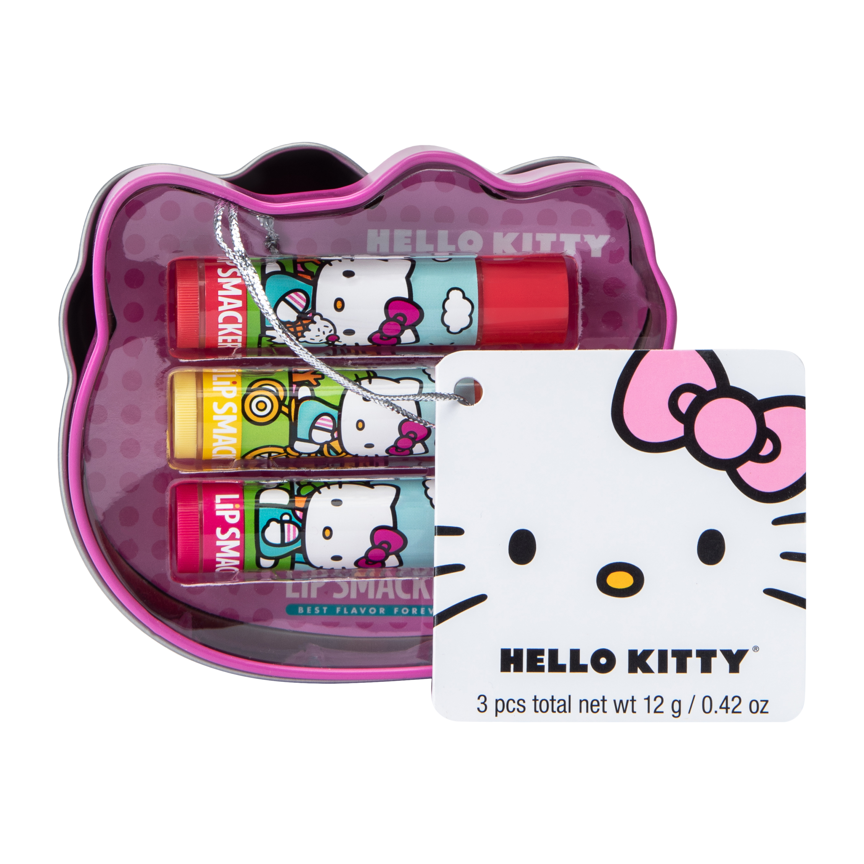 Hello Kitty® Lip Smacker® x Hello Kitty® Lip Balm Tin Set 3-Count
