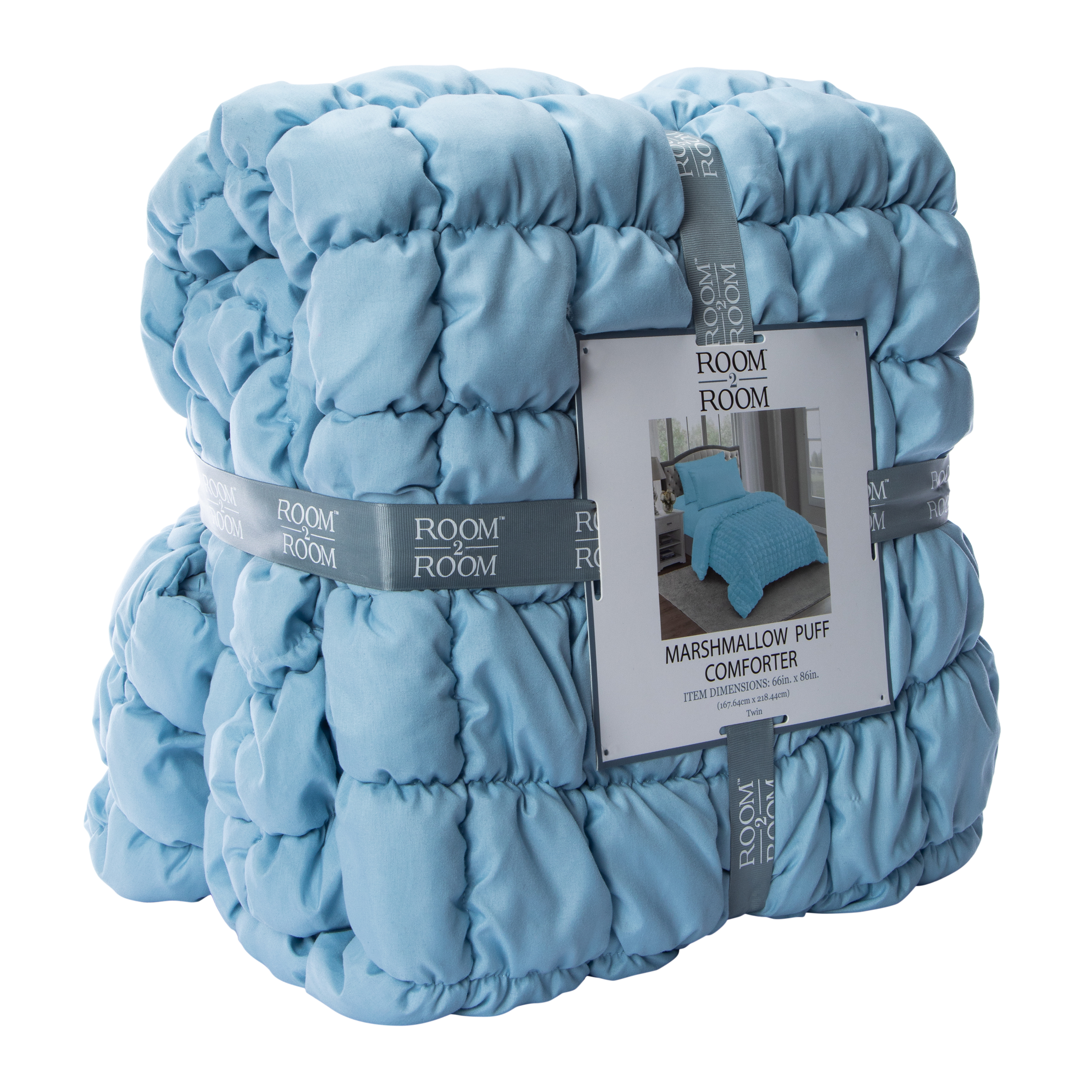 Marshmallow Puff Twin Size Comforter 66in x 86in