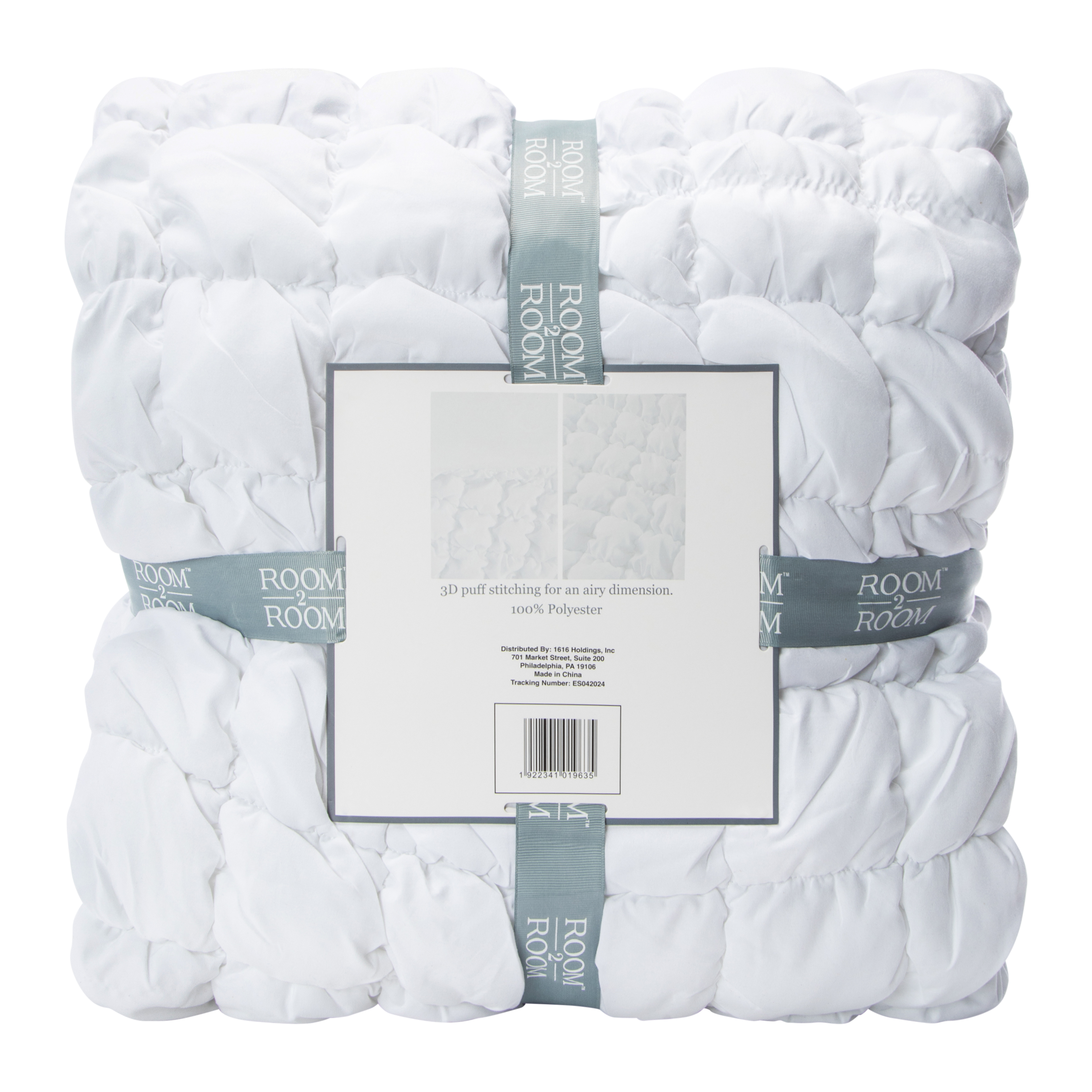 Twin Size Marshmallow Puff Comforter 66in x 86in