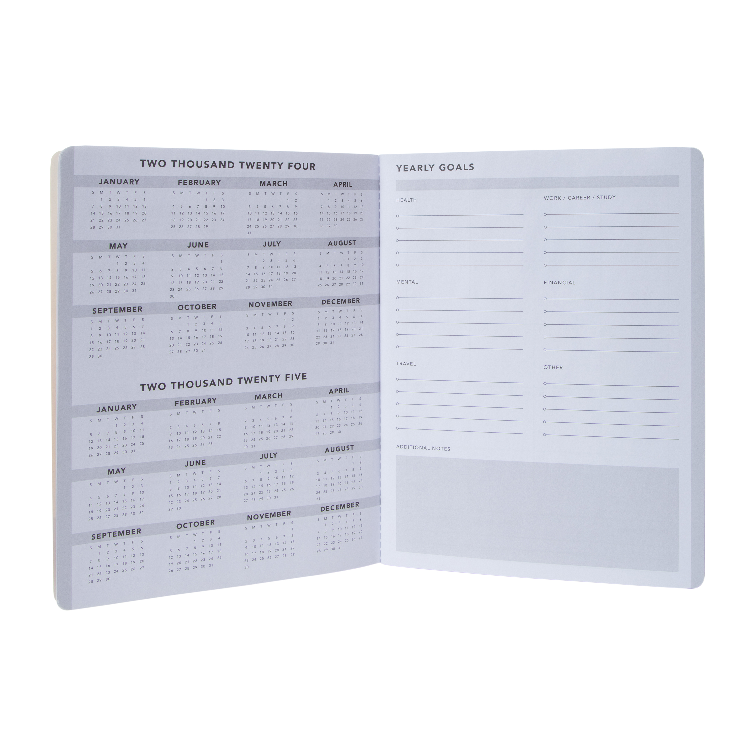 2024-25 Monthly+Yearly Agenda Planner Book