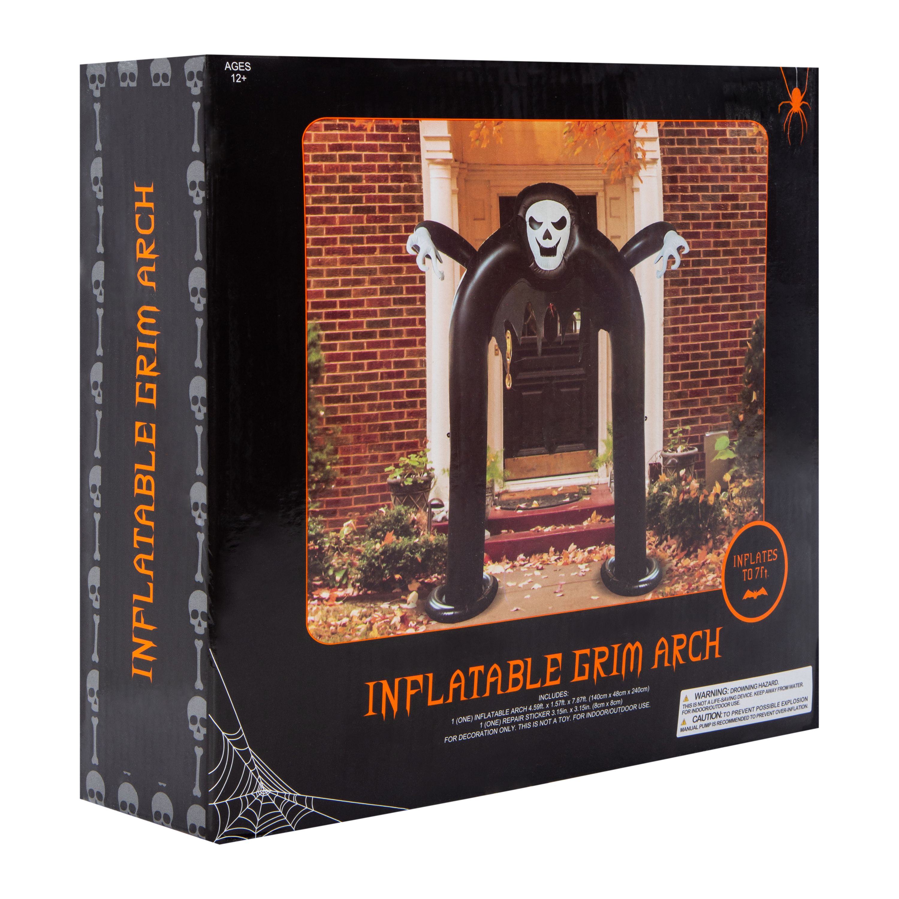 7ft Inflatable Grim Arch Halloween Decor