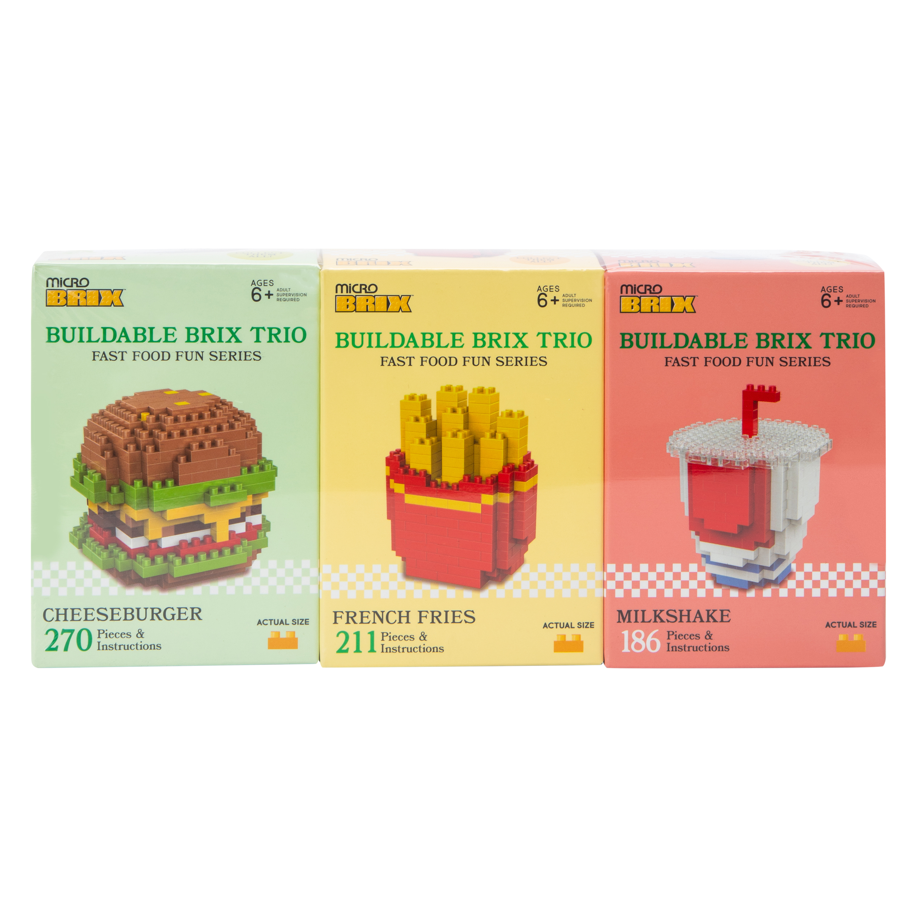Micro Brix Buildable Trio 3-Pack