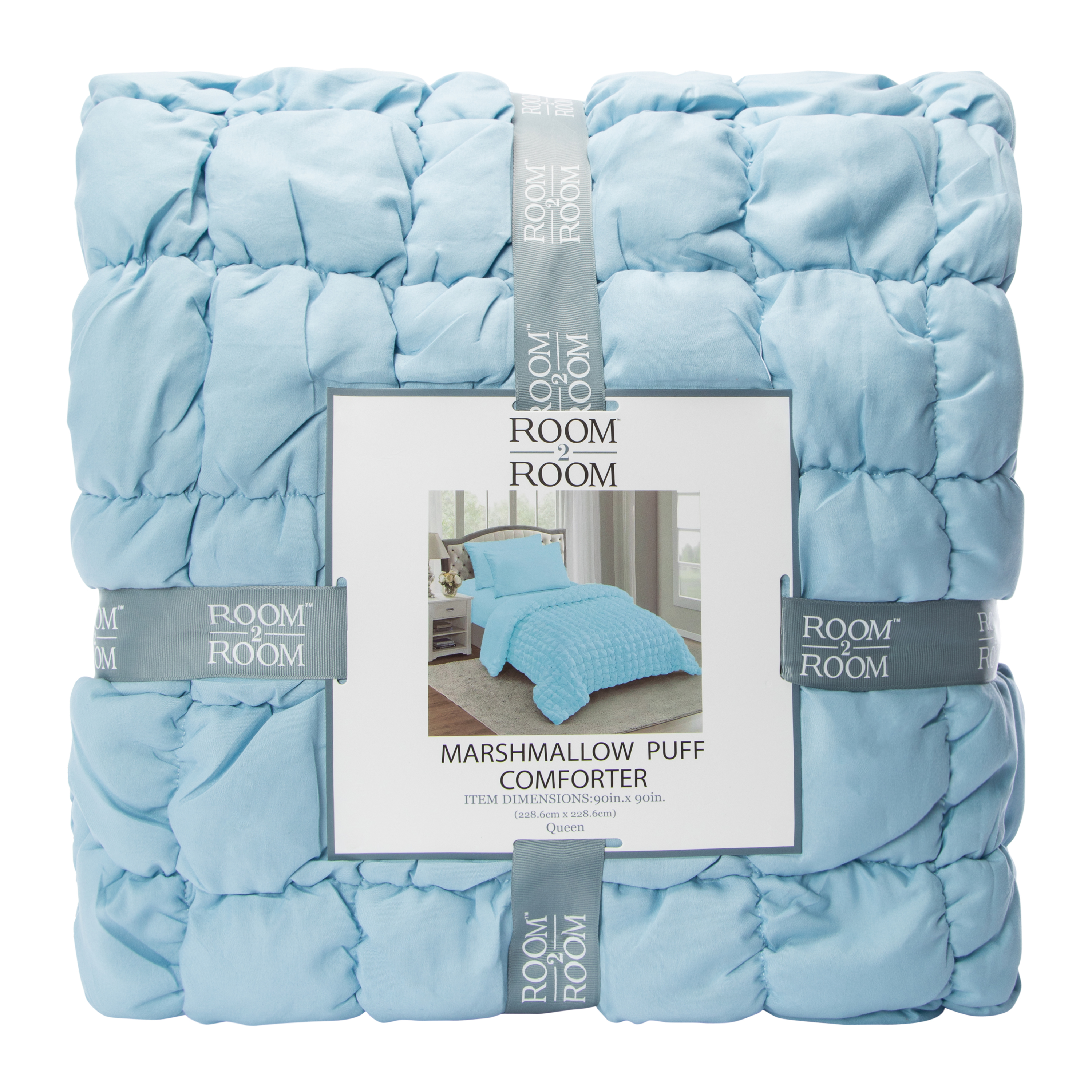 Marshmallow Puff Queen Size Comforter 90in x 90in