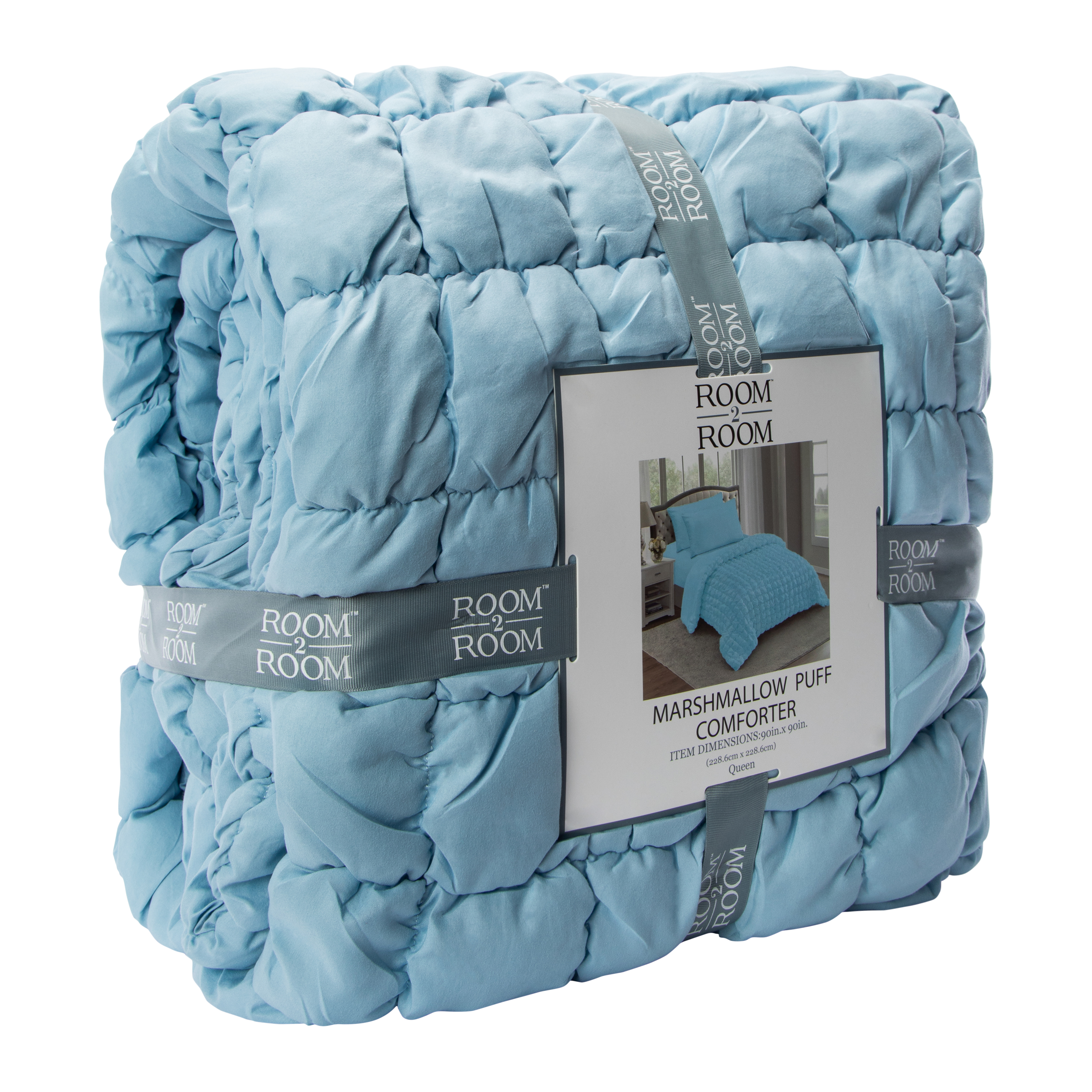 Marshmallow Puff Queen Size Comforter 90in x 90in
