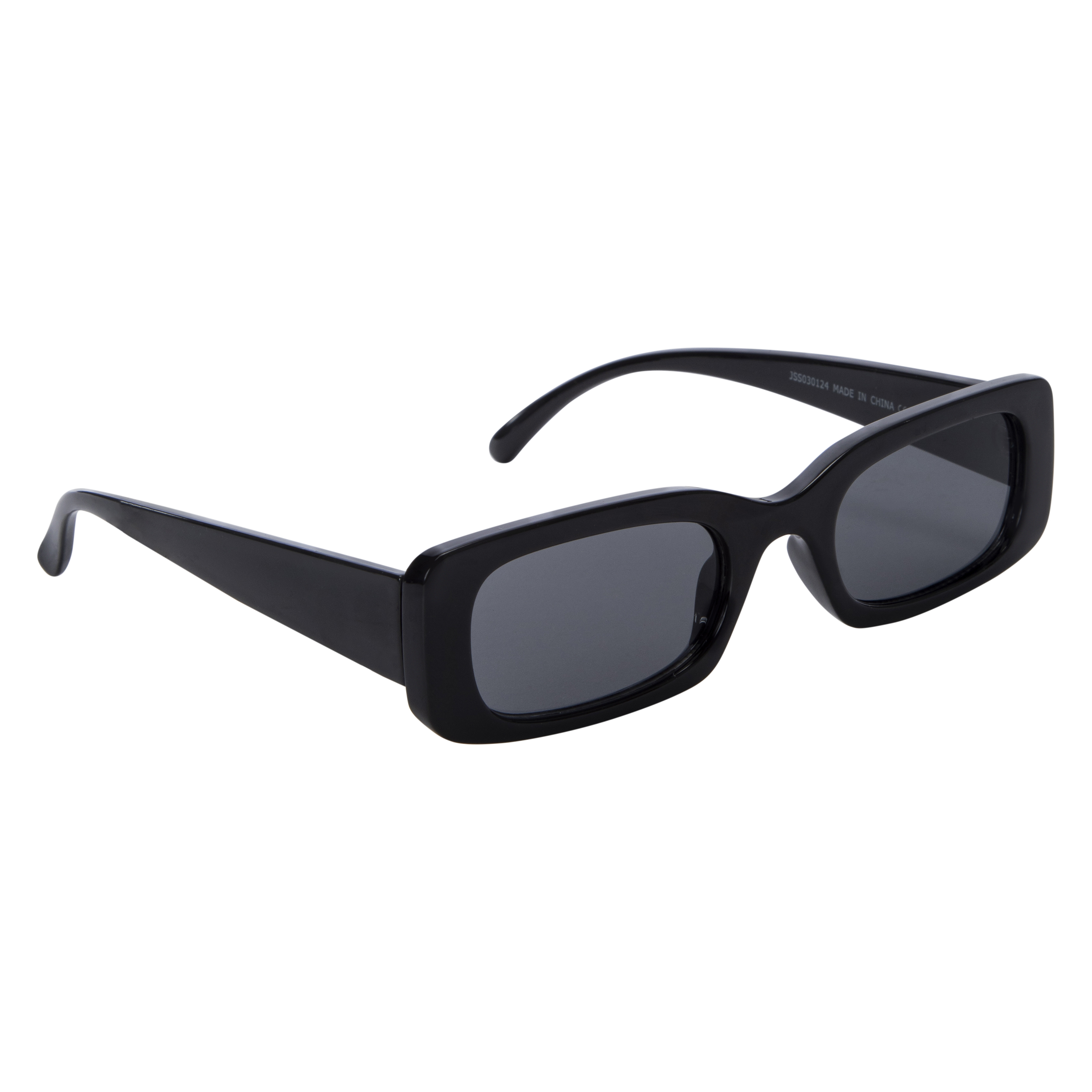 Ladies Thick Plastic Rectangle Sunglasses