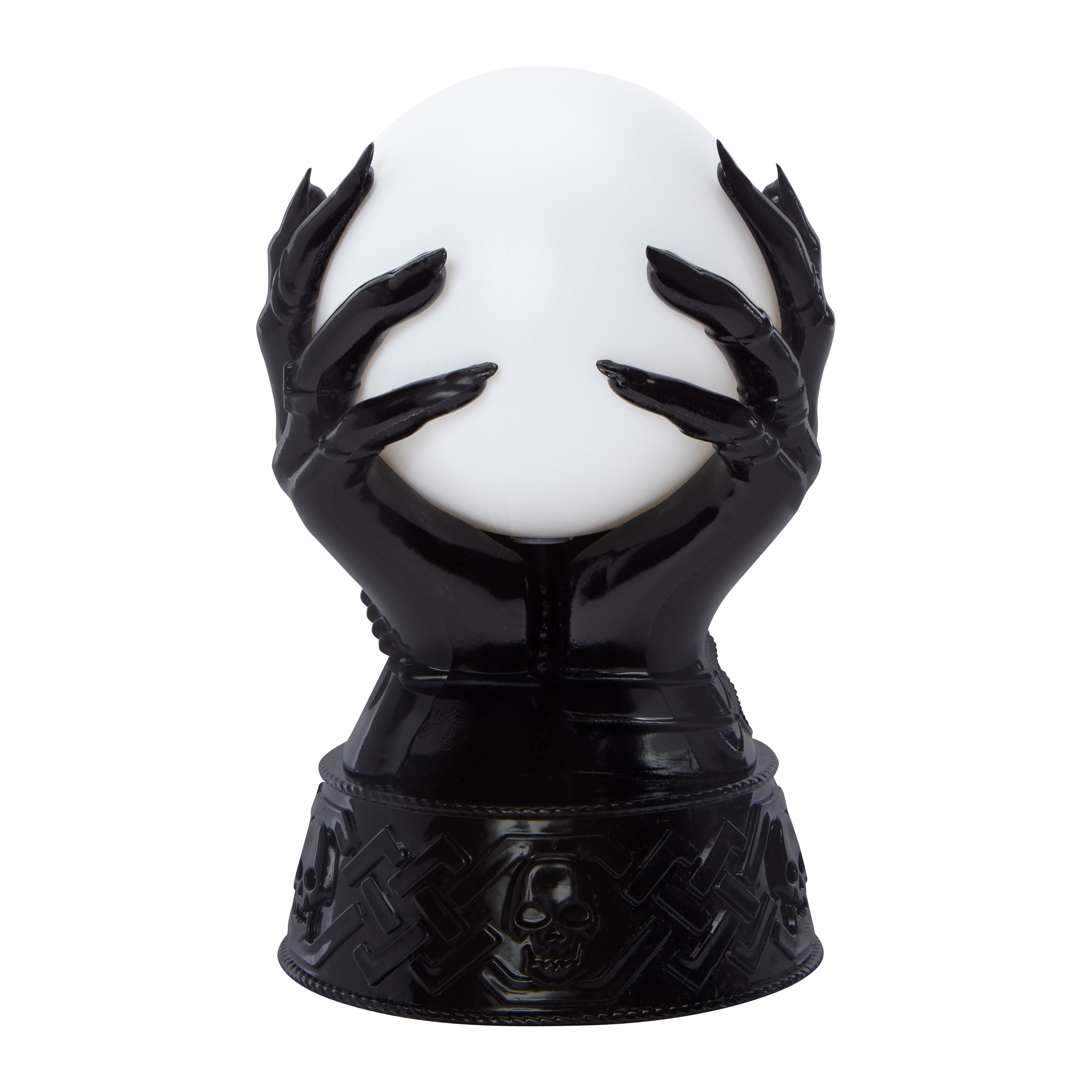 Light-Up Crystal Ball Halloween Decor 7.87in x 4.72in